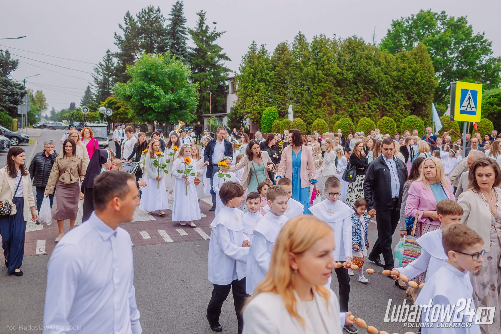 Procesja Bożego Ciała w Lubartowie
