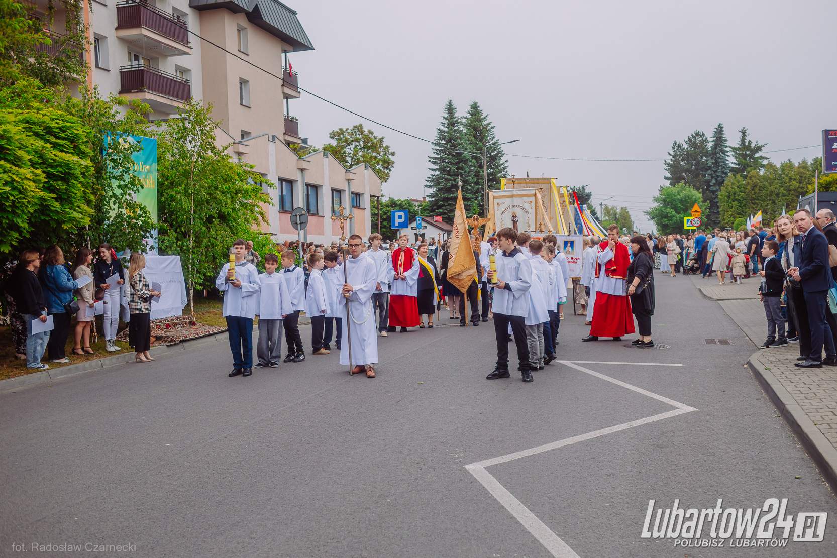 Procesja Bożego Ciała w Lubartowie