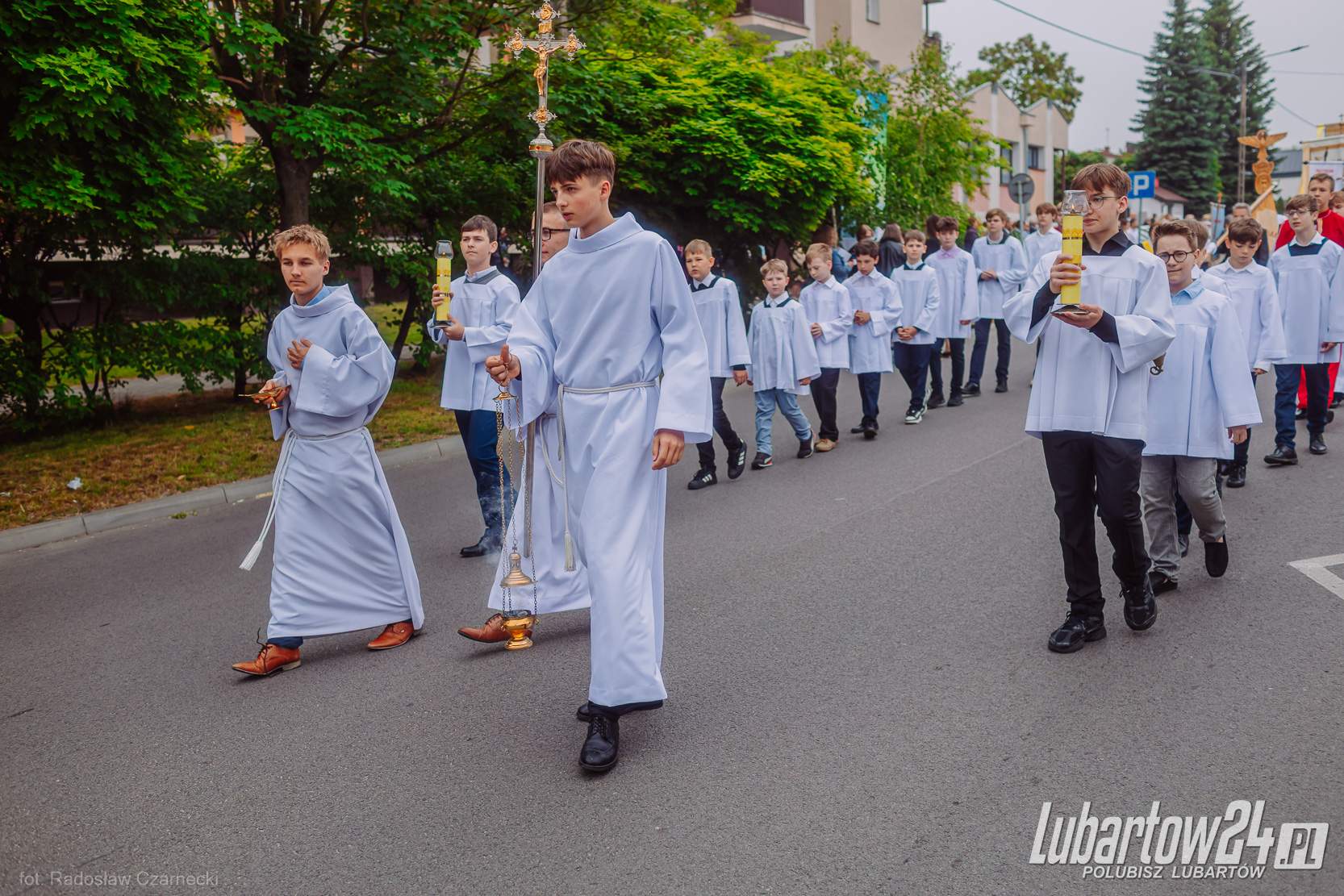 Procesja Bożego Ciała w Lubartowie