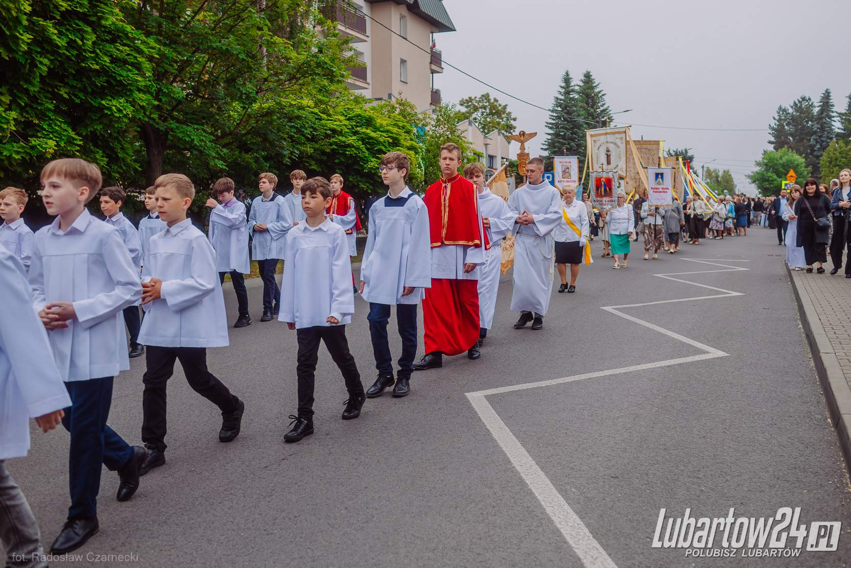 Procesja Bożego Ciała w Lubartowie