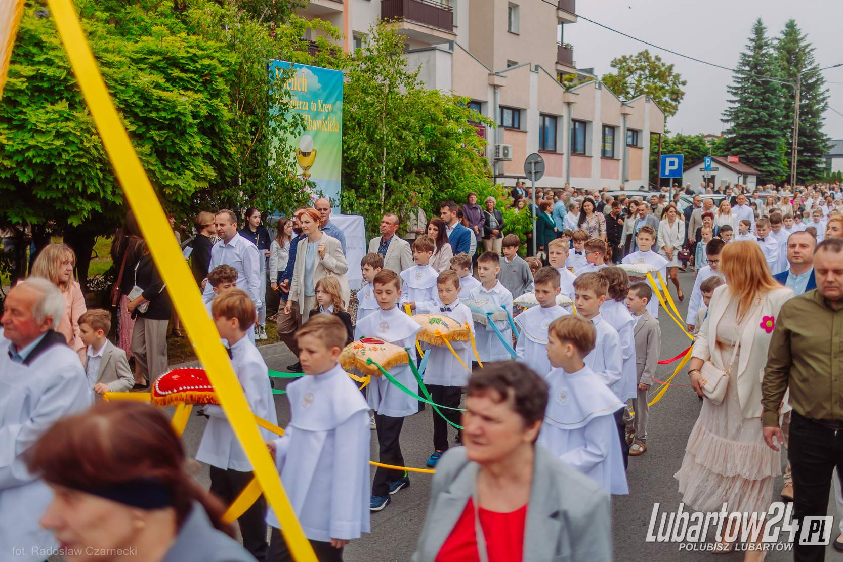 Procesja Bożego Ciała w Lubartowie
