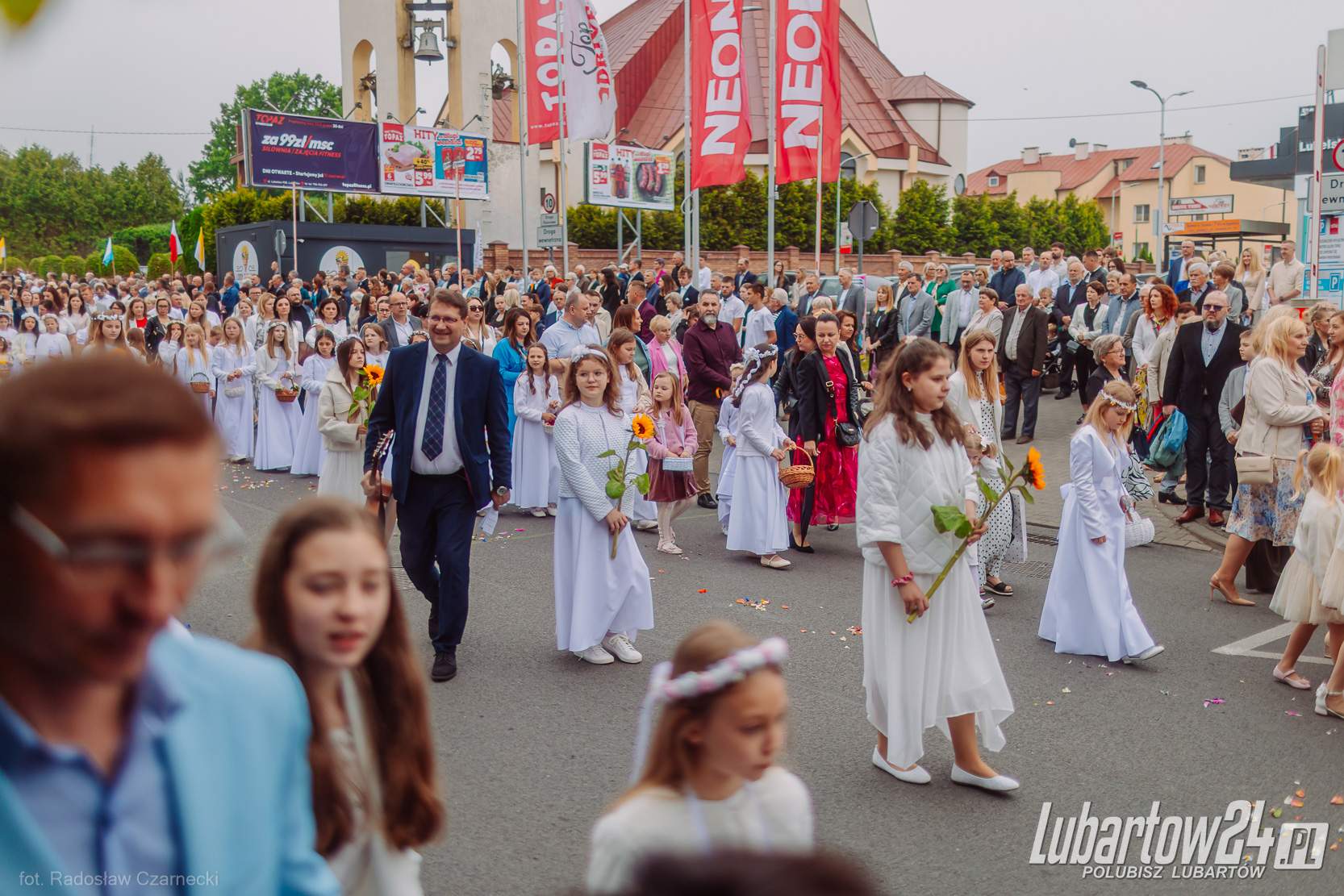 Procesja Bożego Ciała w Lubartowie