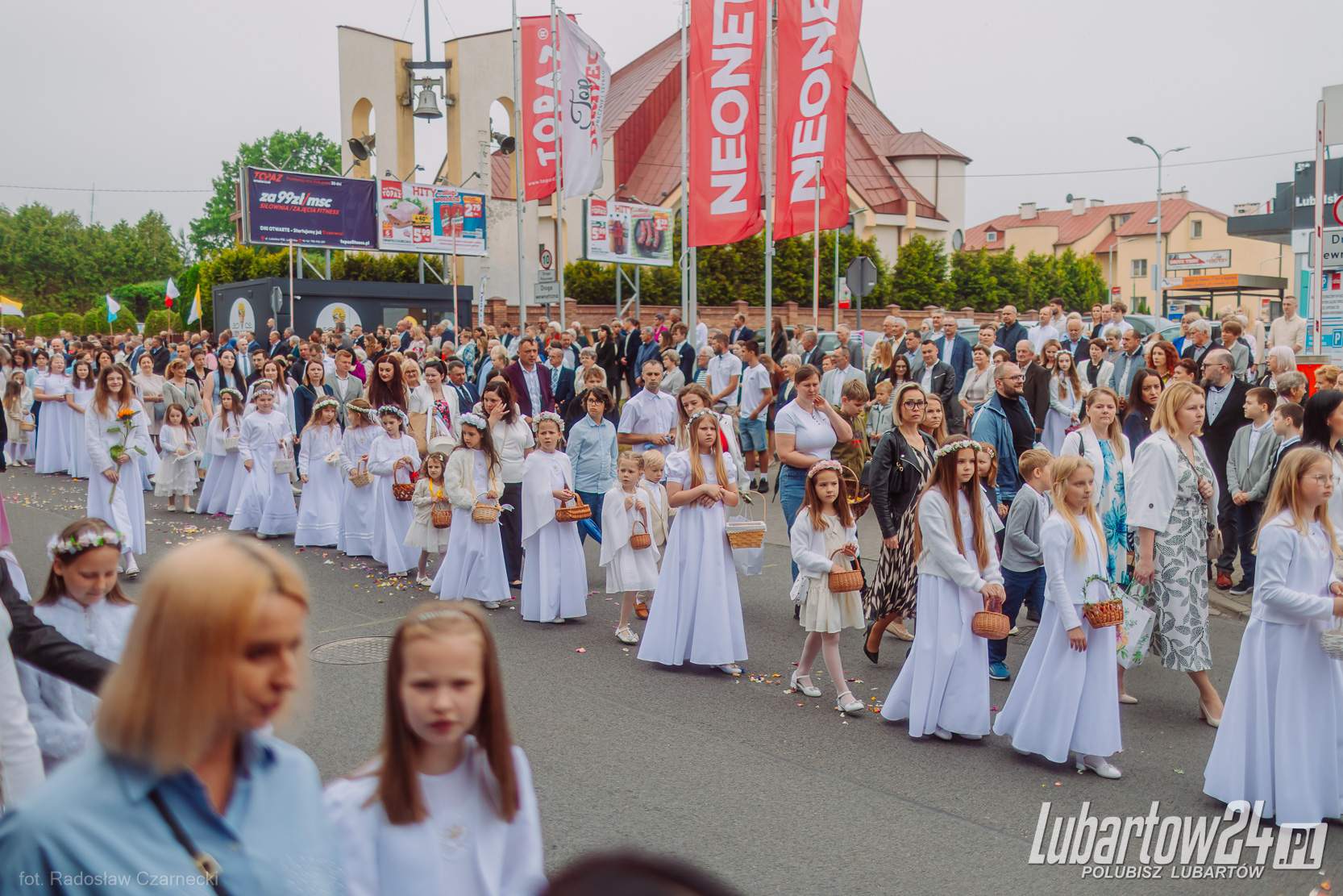Procesja Bożego Ciała w Lubartowie