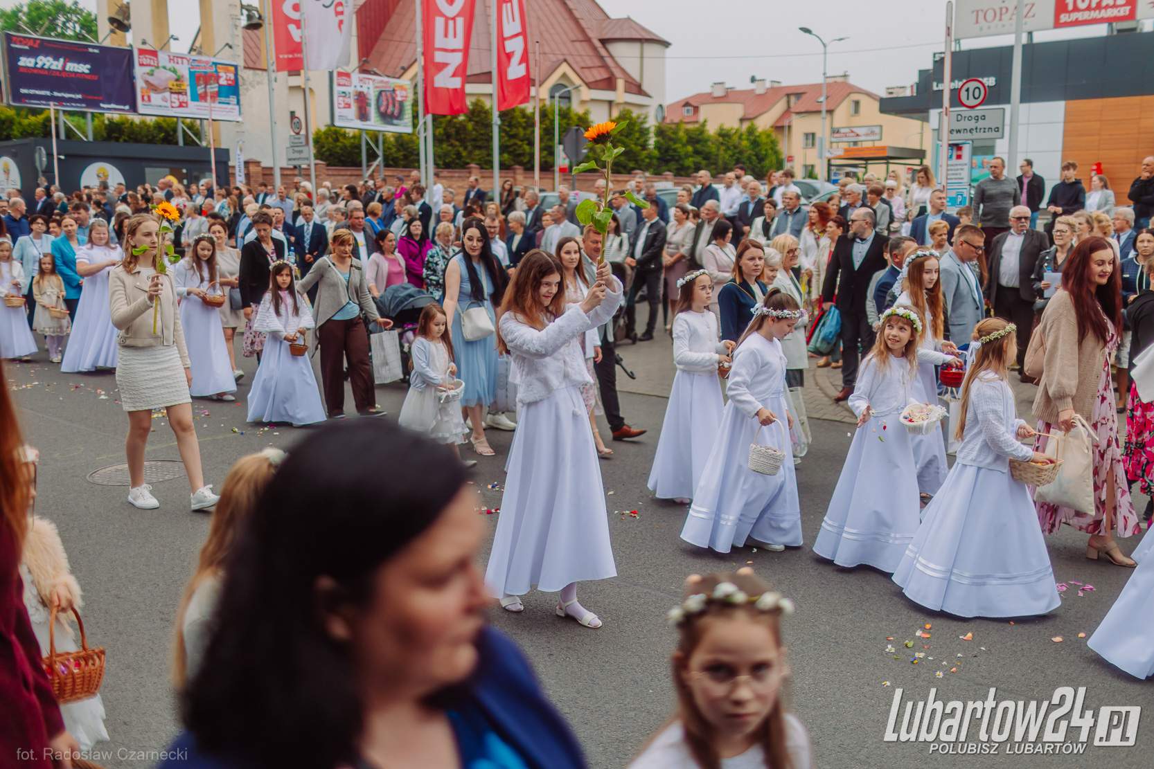 Procesja Bożego Ciała w Lubartowie
