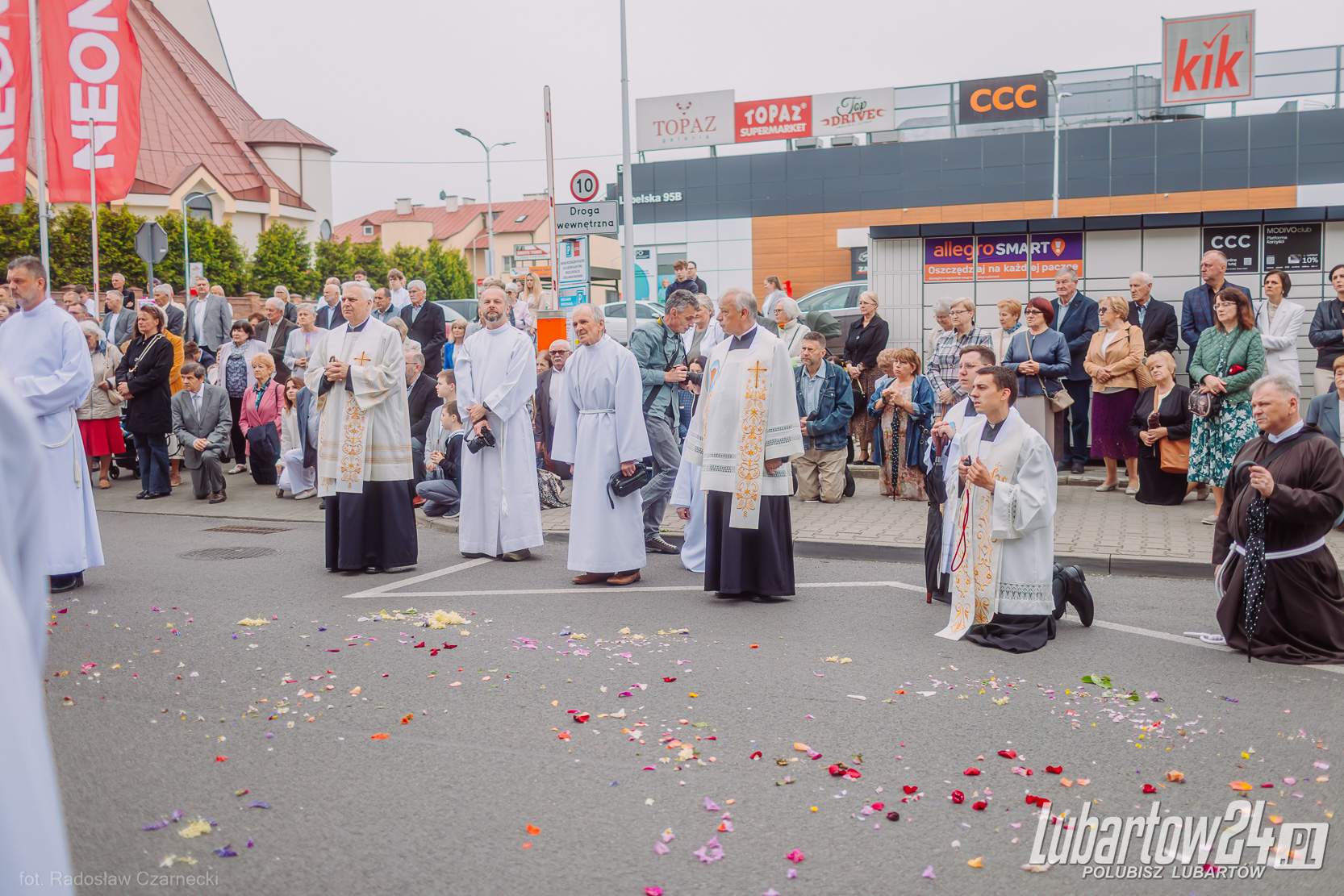 Procesja Bożego Ciała w Lubartowie