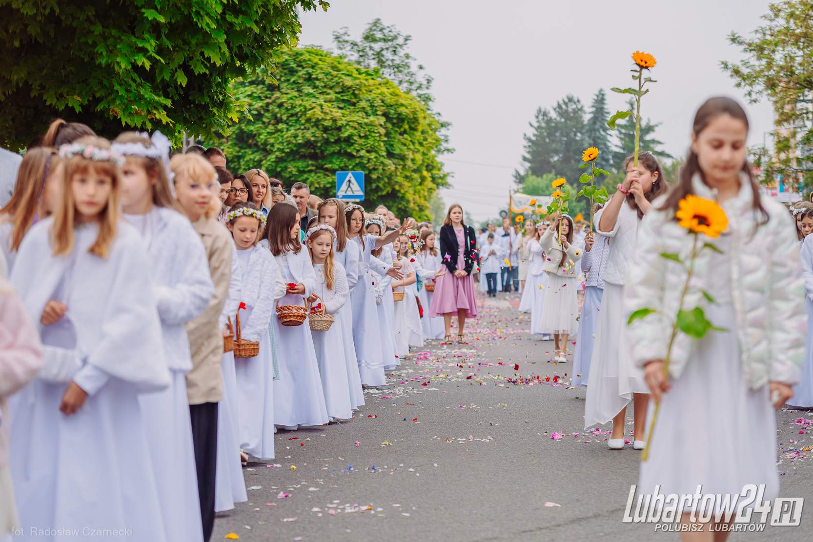 Procesja Bożego Ciała w Lubartowie