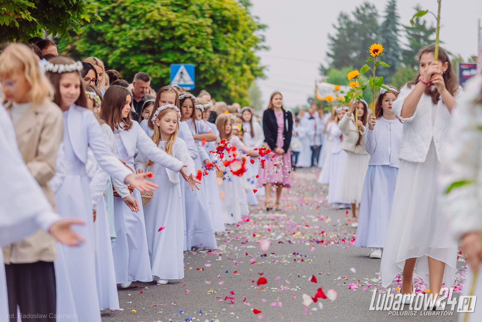 Procesja Bożego Ciała w Lubartowie