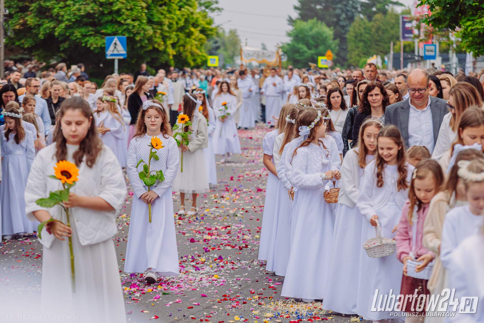 Procesja Bożego Ciała w Lubartowie