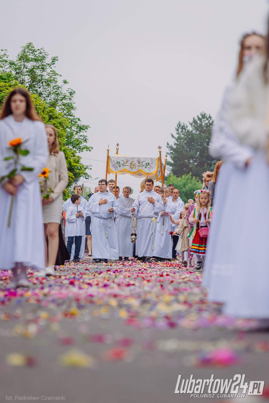 Procesja Bożego Ciała w Lubartowie