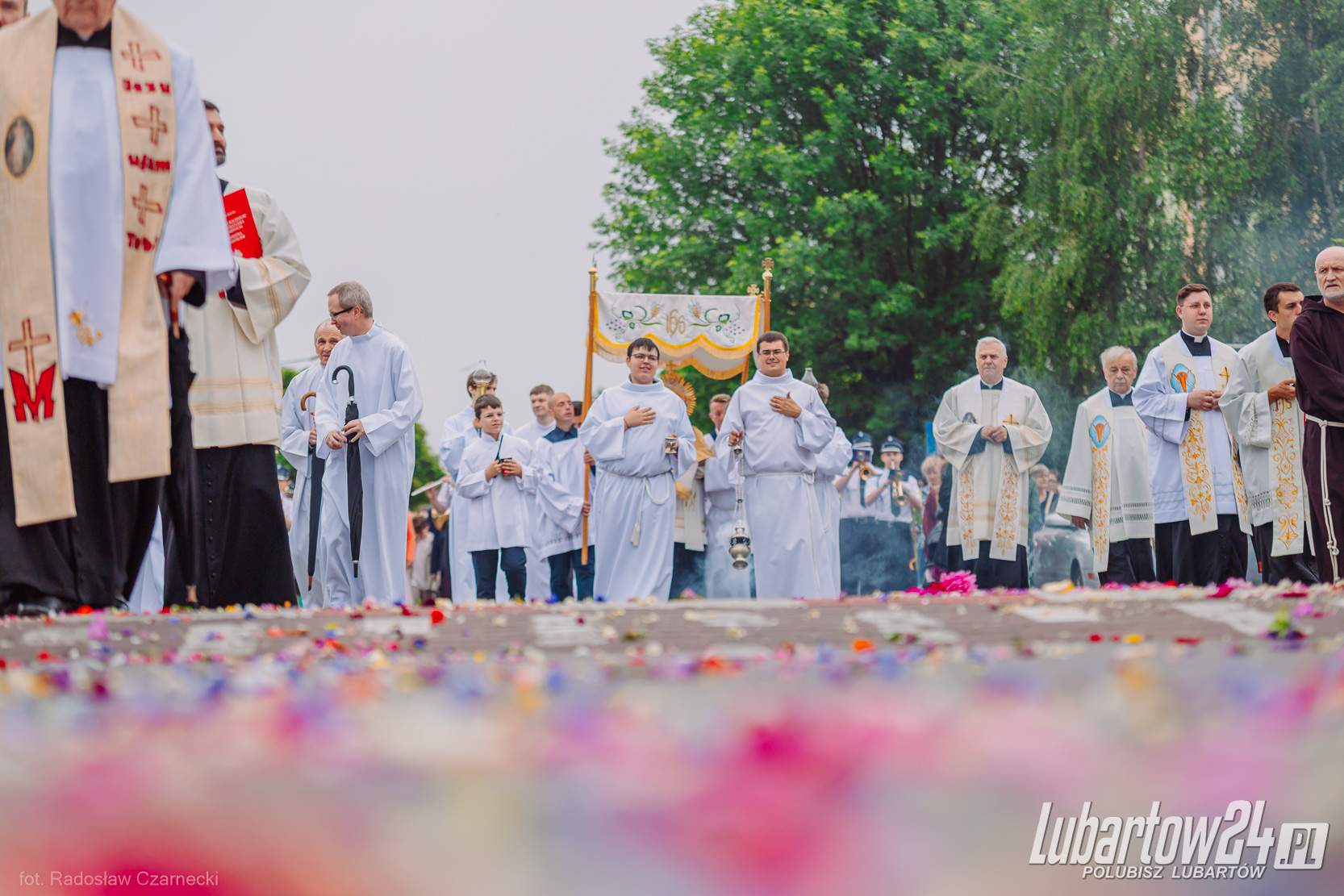 Procesja Bożego Ciała w Lubartowie