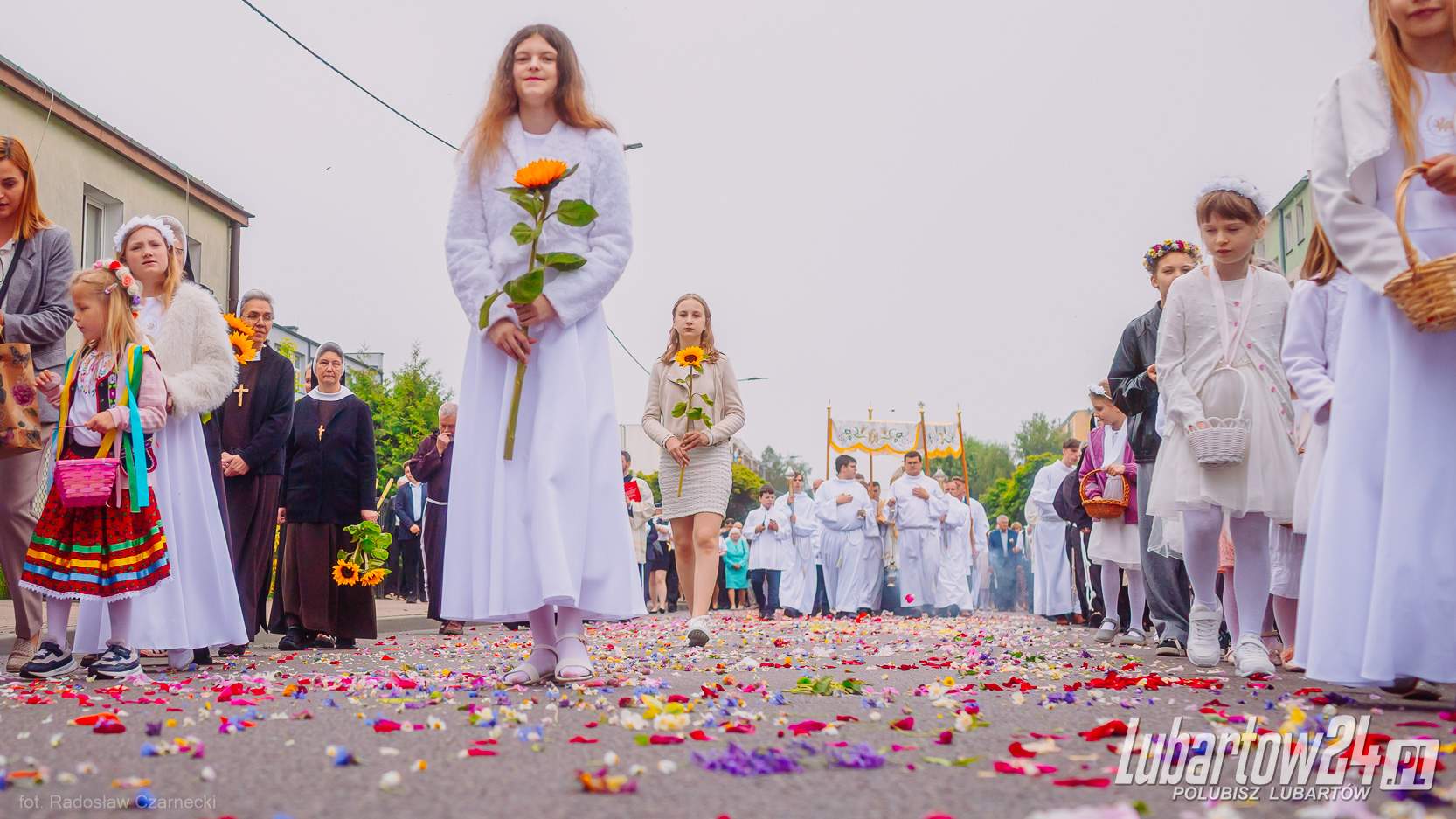Procesja Bożego Ciała w Lubartowie