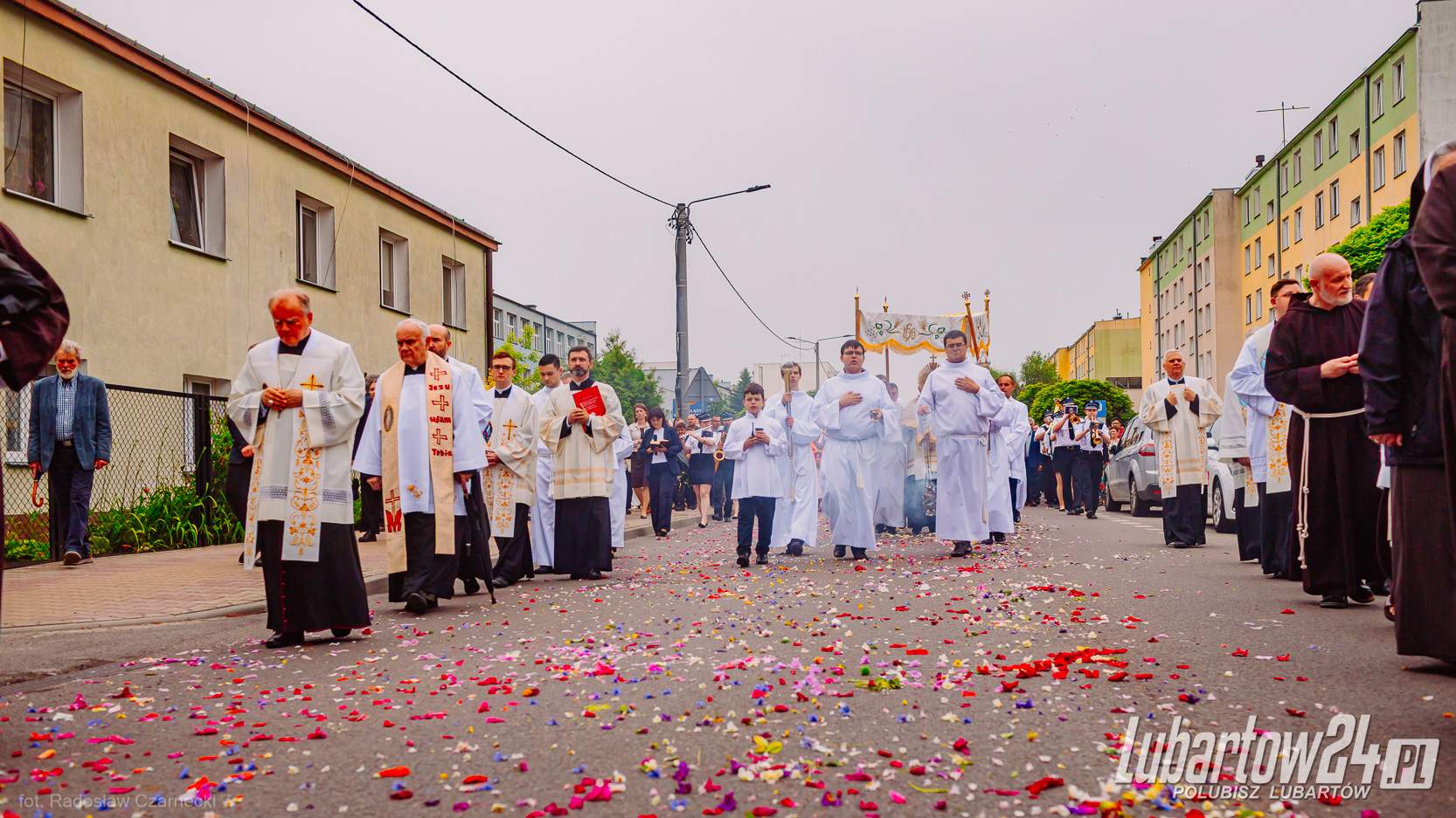Procesja Bożego Ciała w Lubartowie