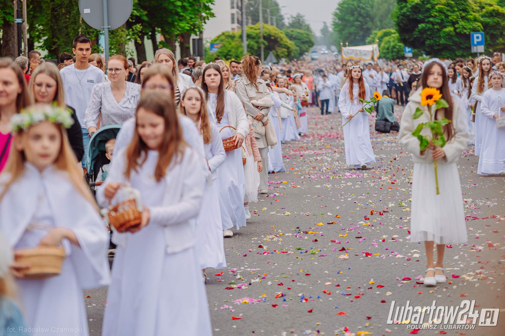 Procesja Bożego Ciała w Lubartowie