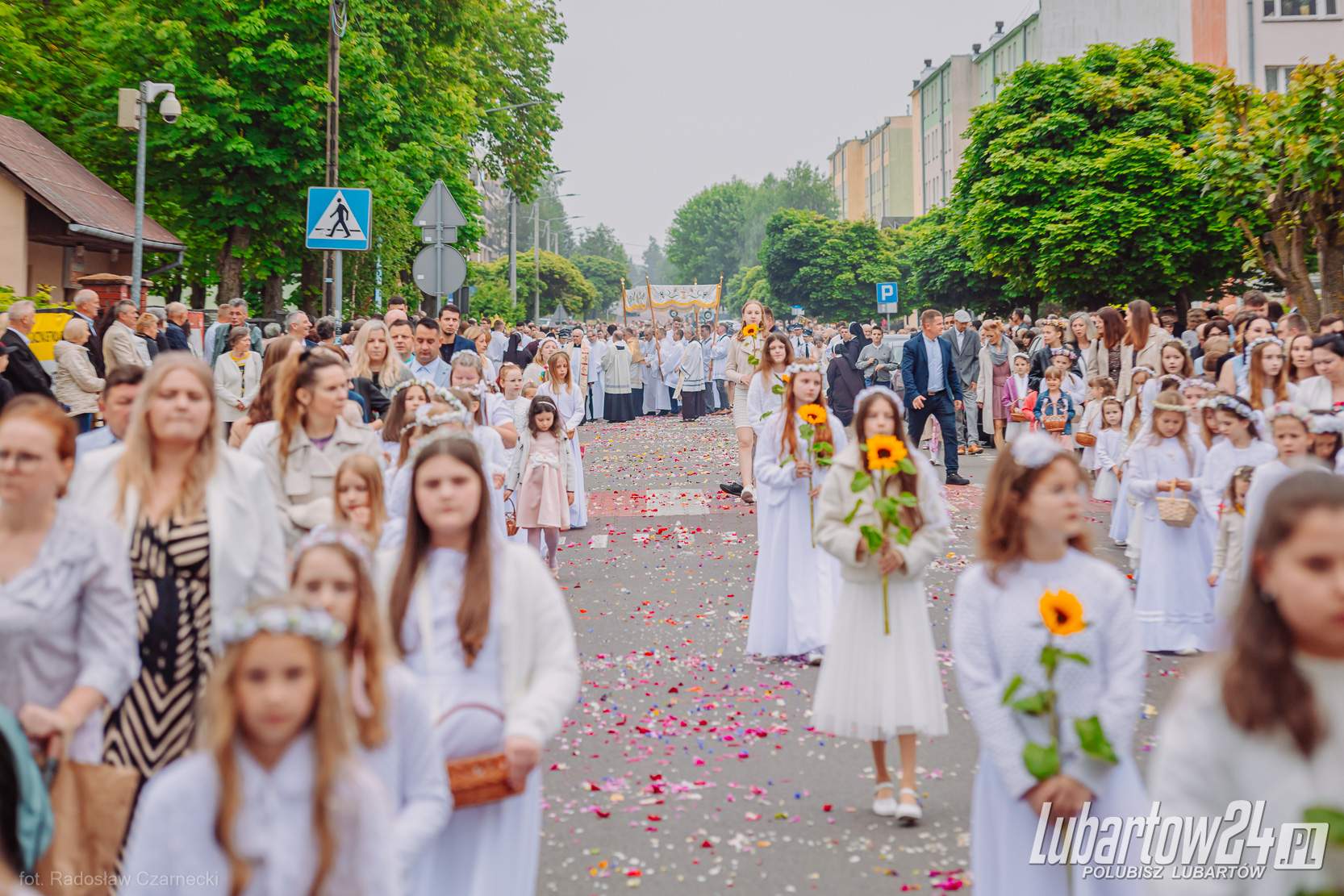 Procesja Bożego Ciała w Lubartowie