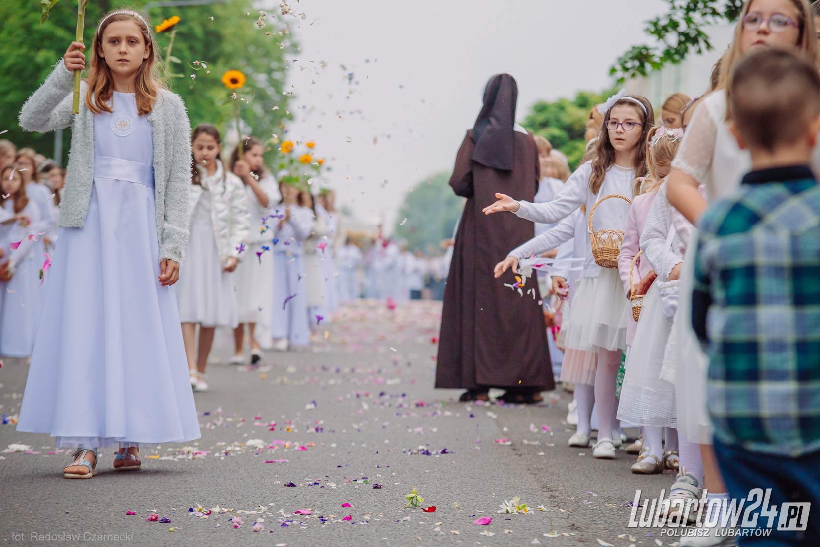 Procesja Bożego Ciała w Lubartowie