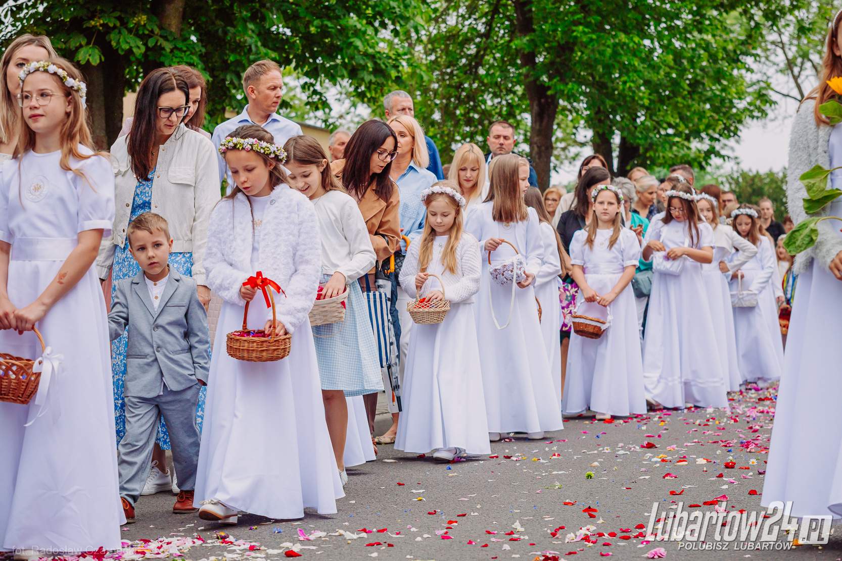 Procesja Bożego Ciała w Lubartowie