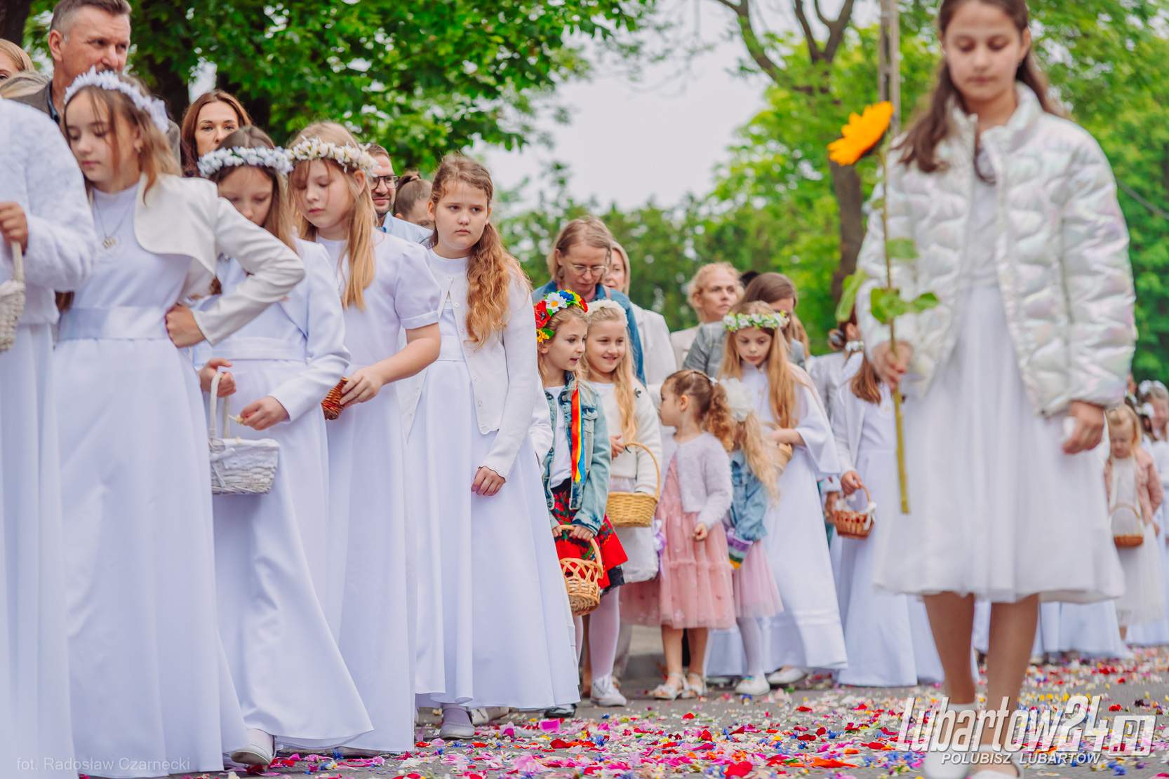 Procesja Bożego Ciała w Lubartowie