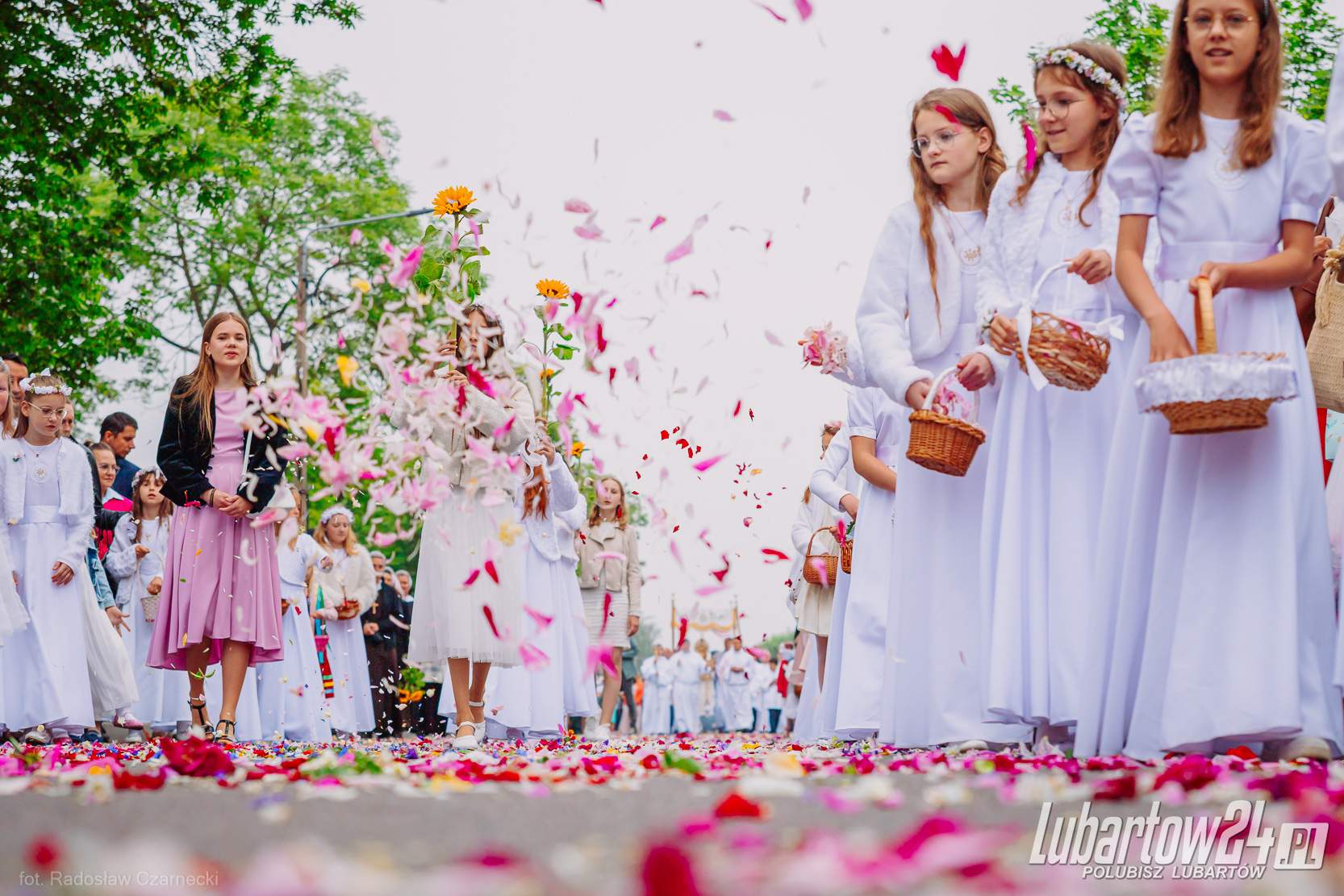 Procesja Bożego Ciała w Lubartowie