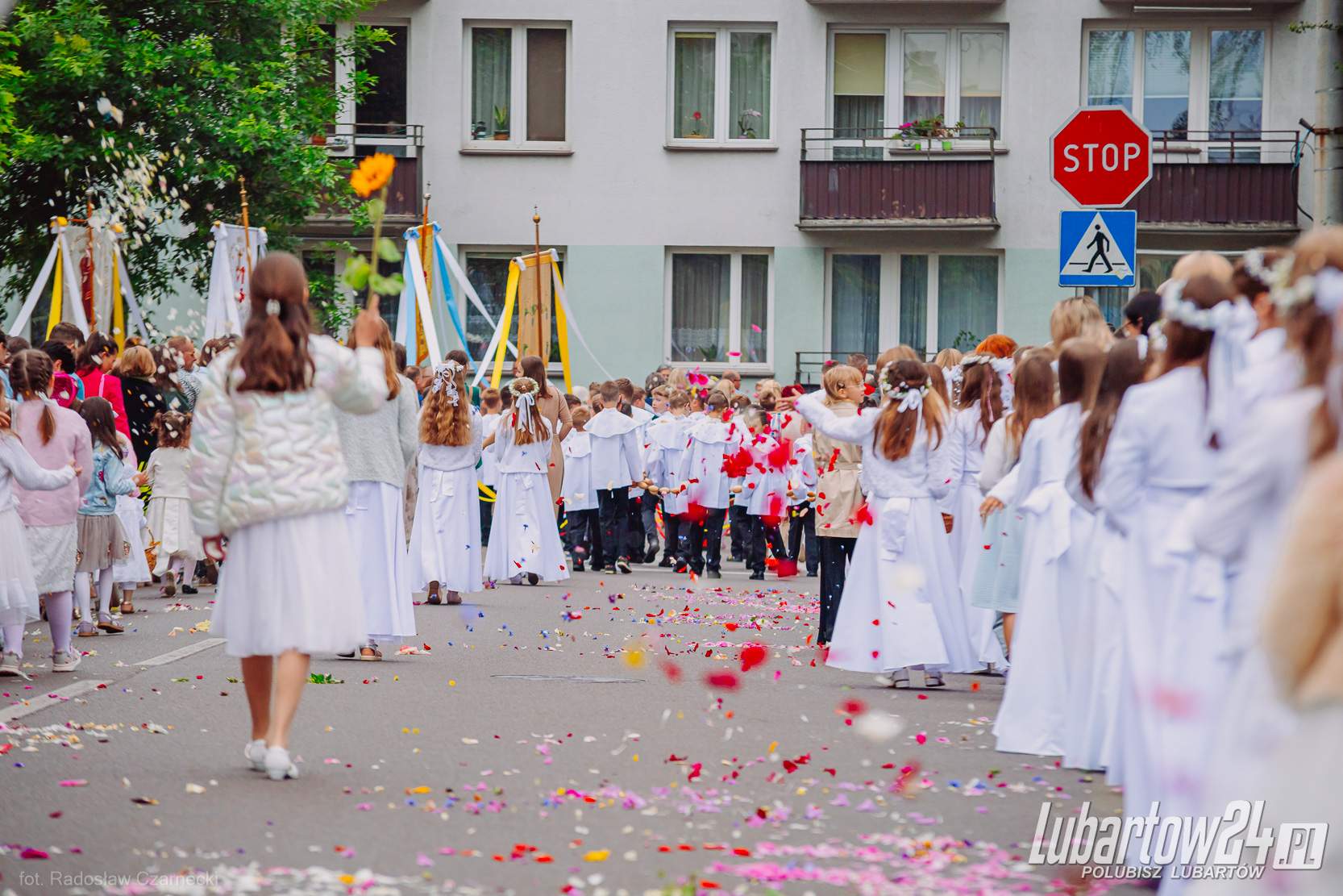 Procesja Bożego Ciała w Lubartowie