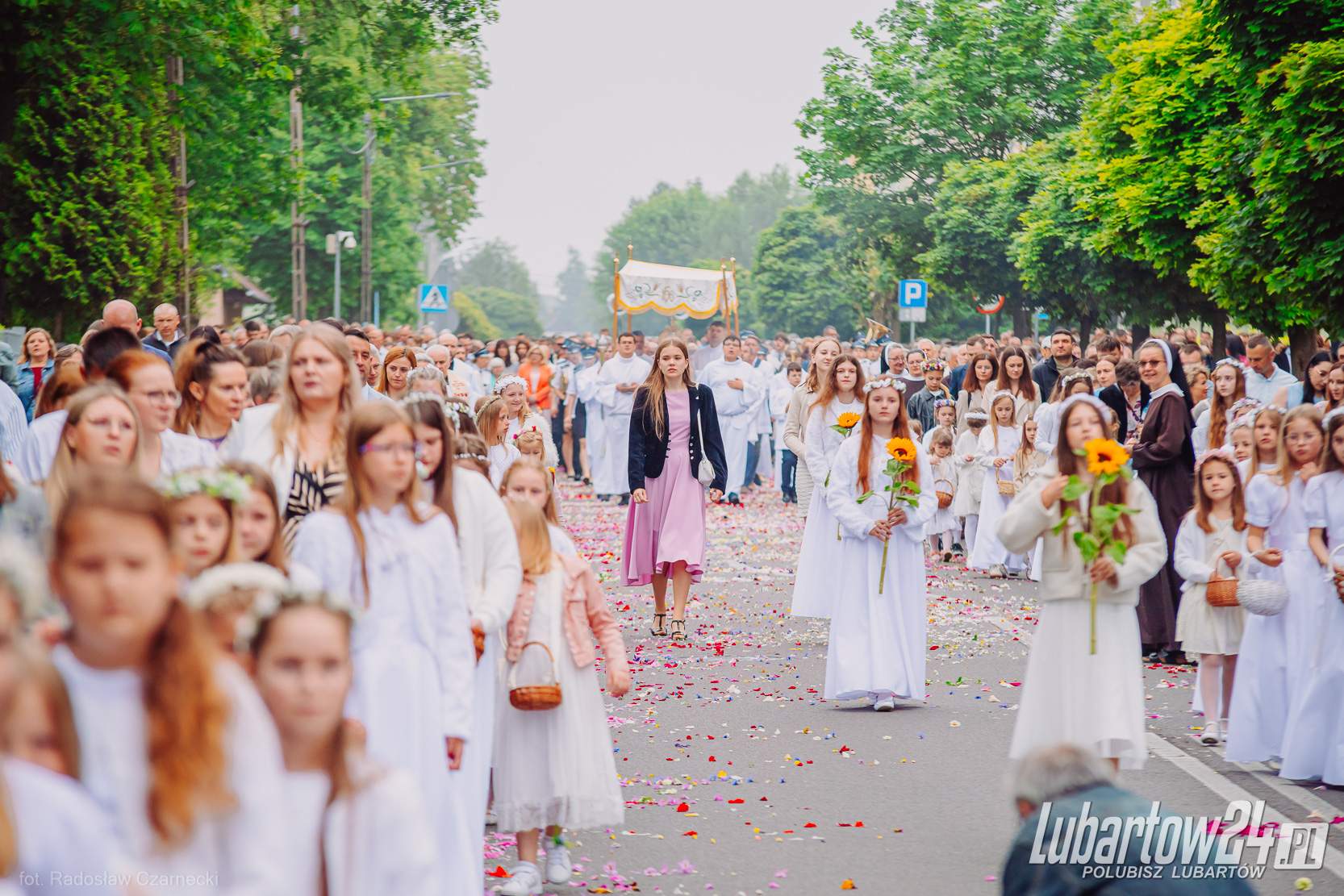 Procesja Bożego Ciała w Lubartowie