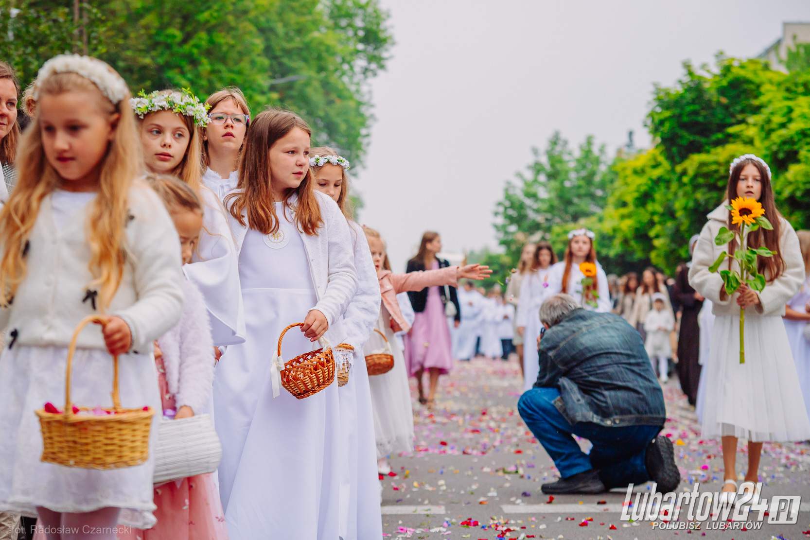 Procesja Bożego Ciała w Lubartowie