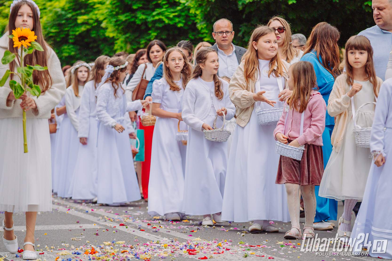 Procesja Bożego Ciała w Lubartowie