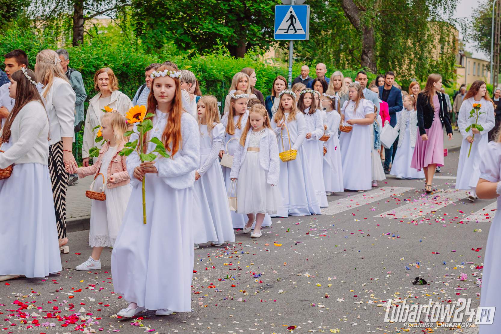 Procesja Bożego Ciała w Lubartowie