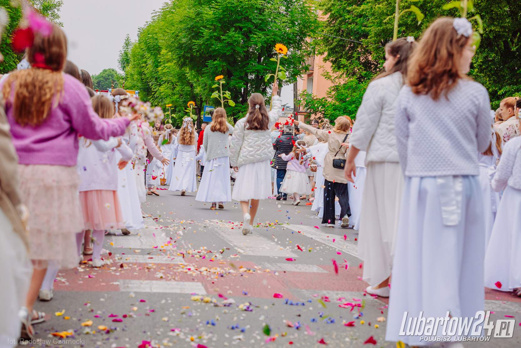 Procesja Bożego Ciała w Lubartowie
