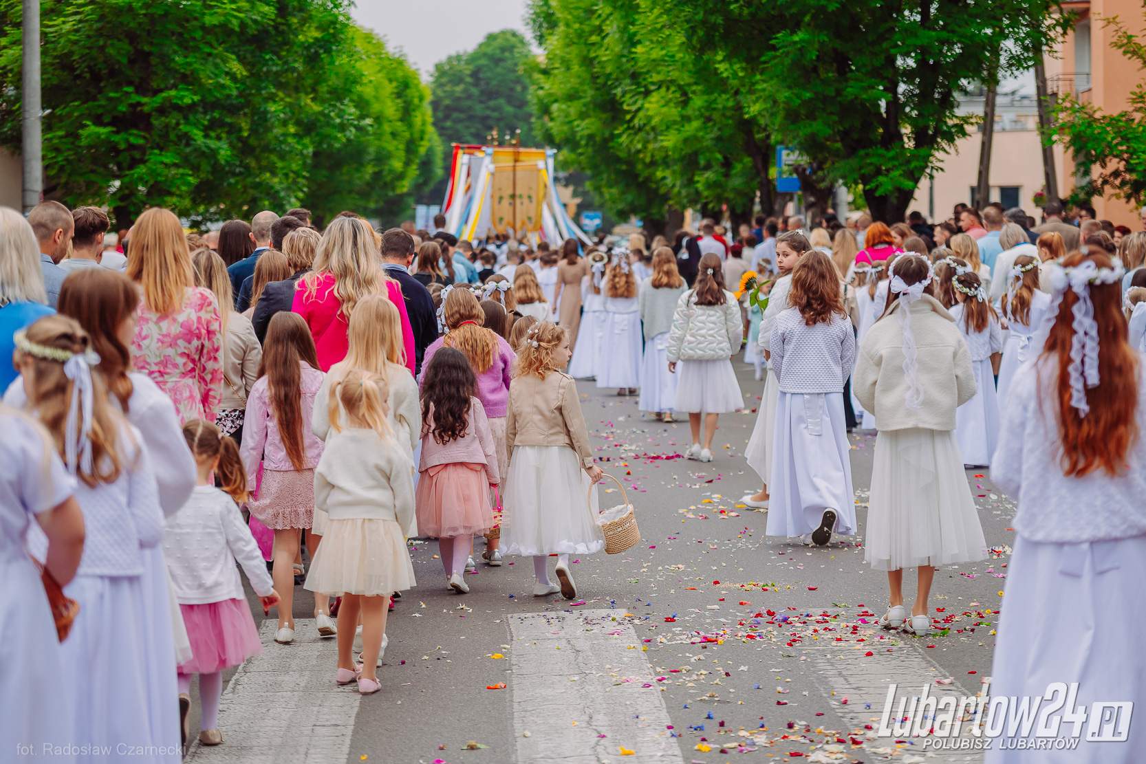Procesja Bożego Ciała w Lubartowie