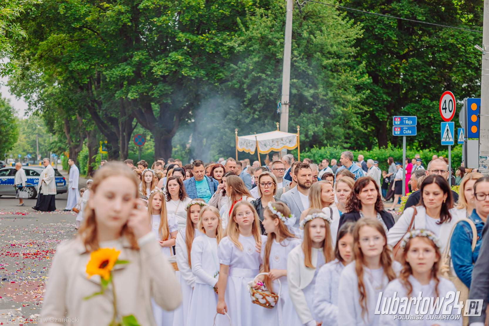 Procesja Bożego Ciała w Lubartowie
