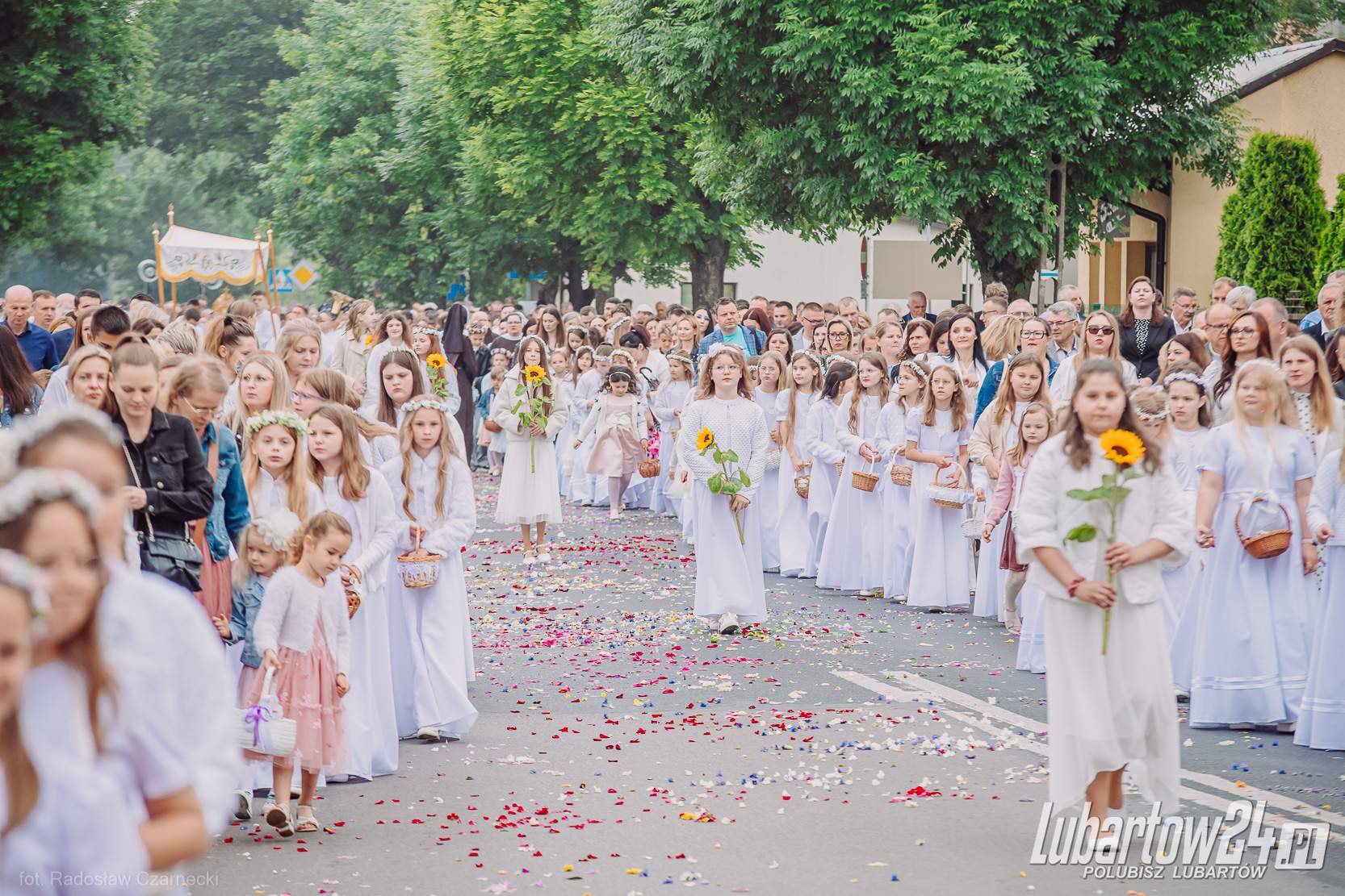 Procesja Bożego Ciała w Lubartowie