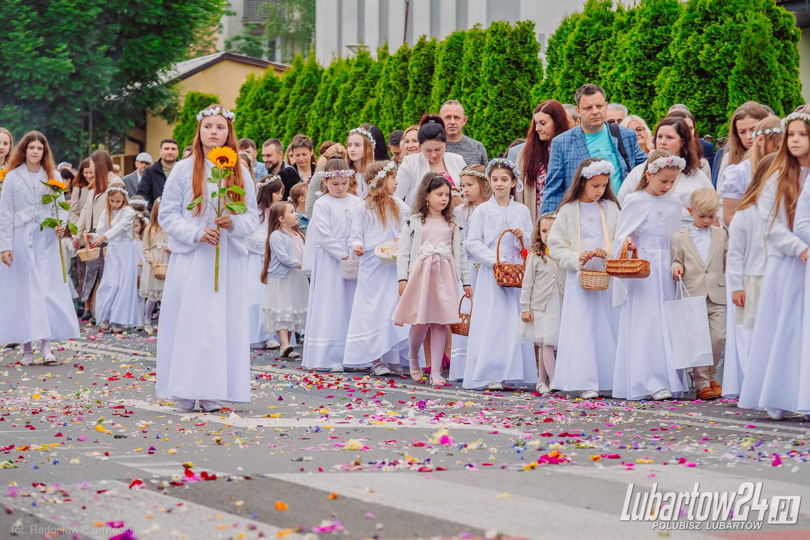 Procesja Bożego Ciała w Lubartowie
