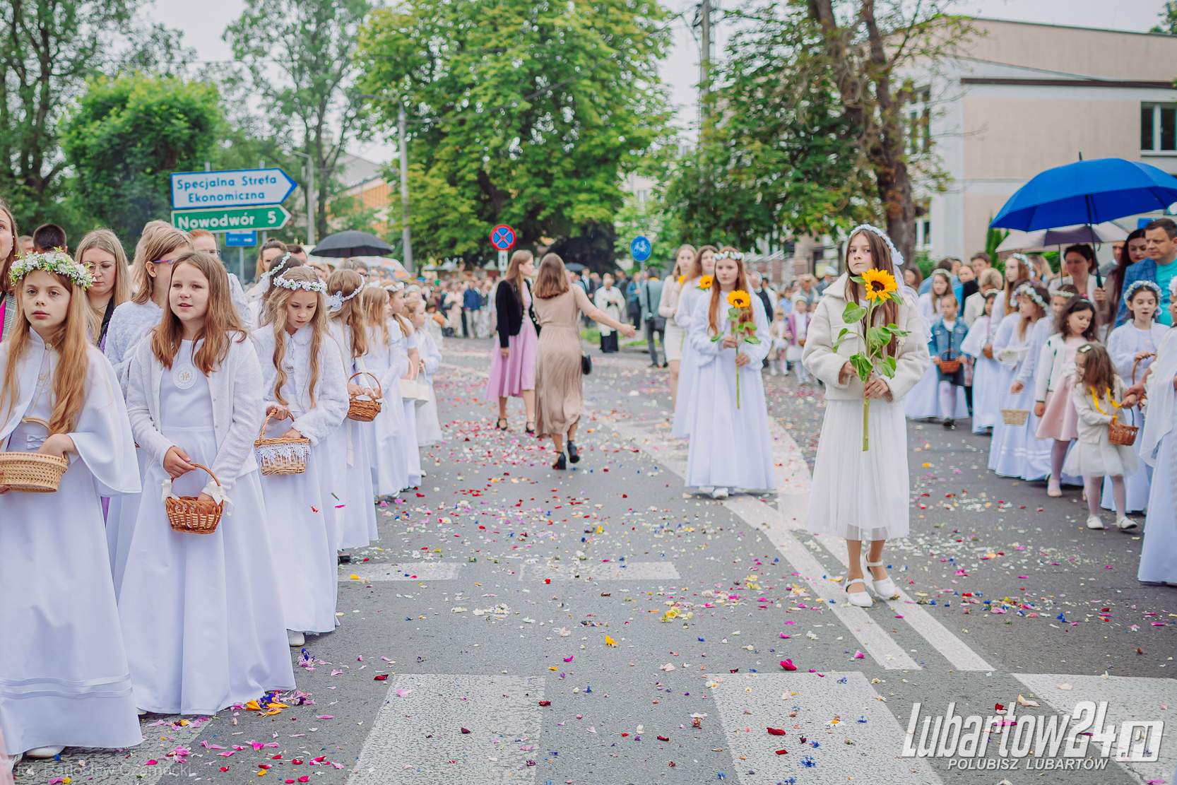 Procesja Bożego Ciała w Lubartowie