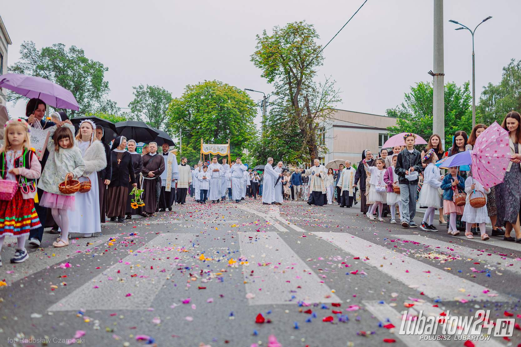 Procesja Bożego Ciała w Lubartowie