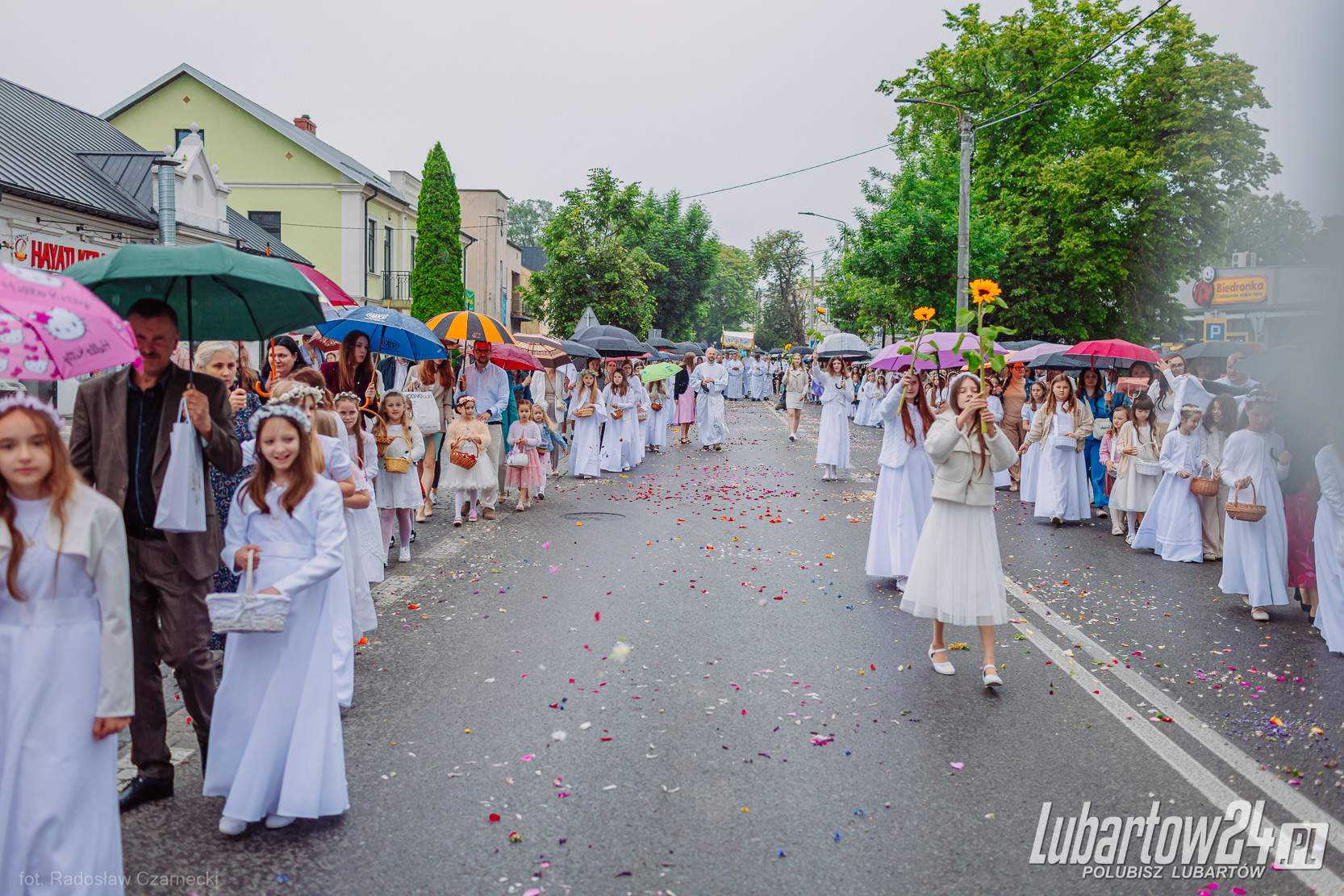 Procesja Bożego Ciała w Lubartowie