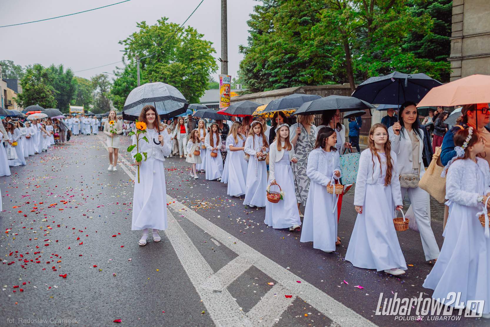 Procesja Bożego Ciała w Lubartowie
