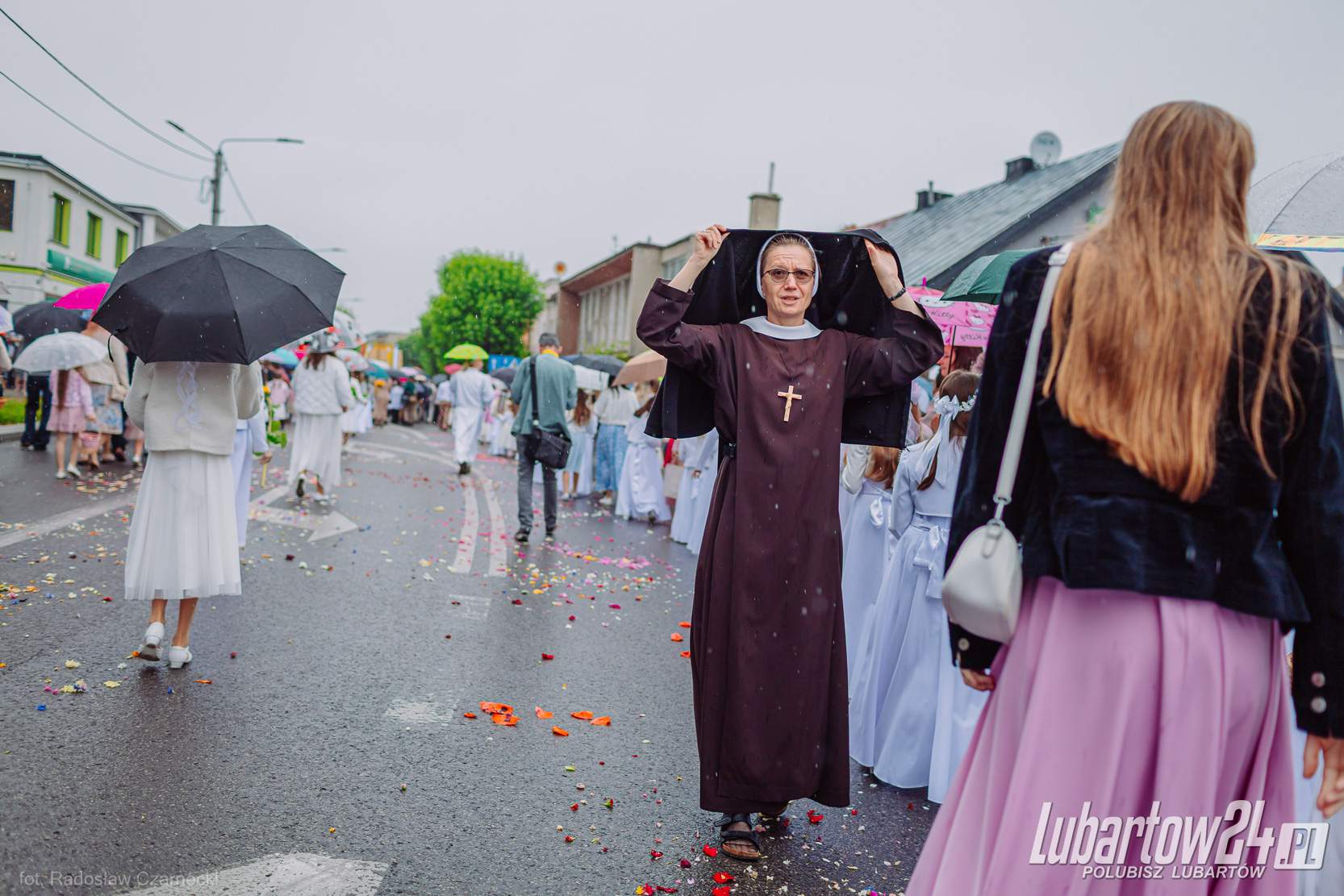 Procesja Bożego Ciała w Lubartowie