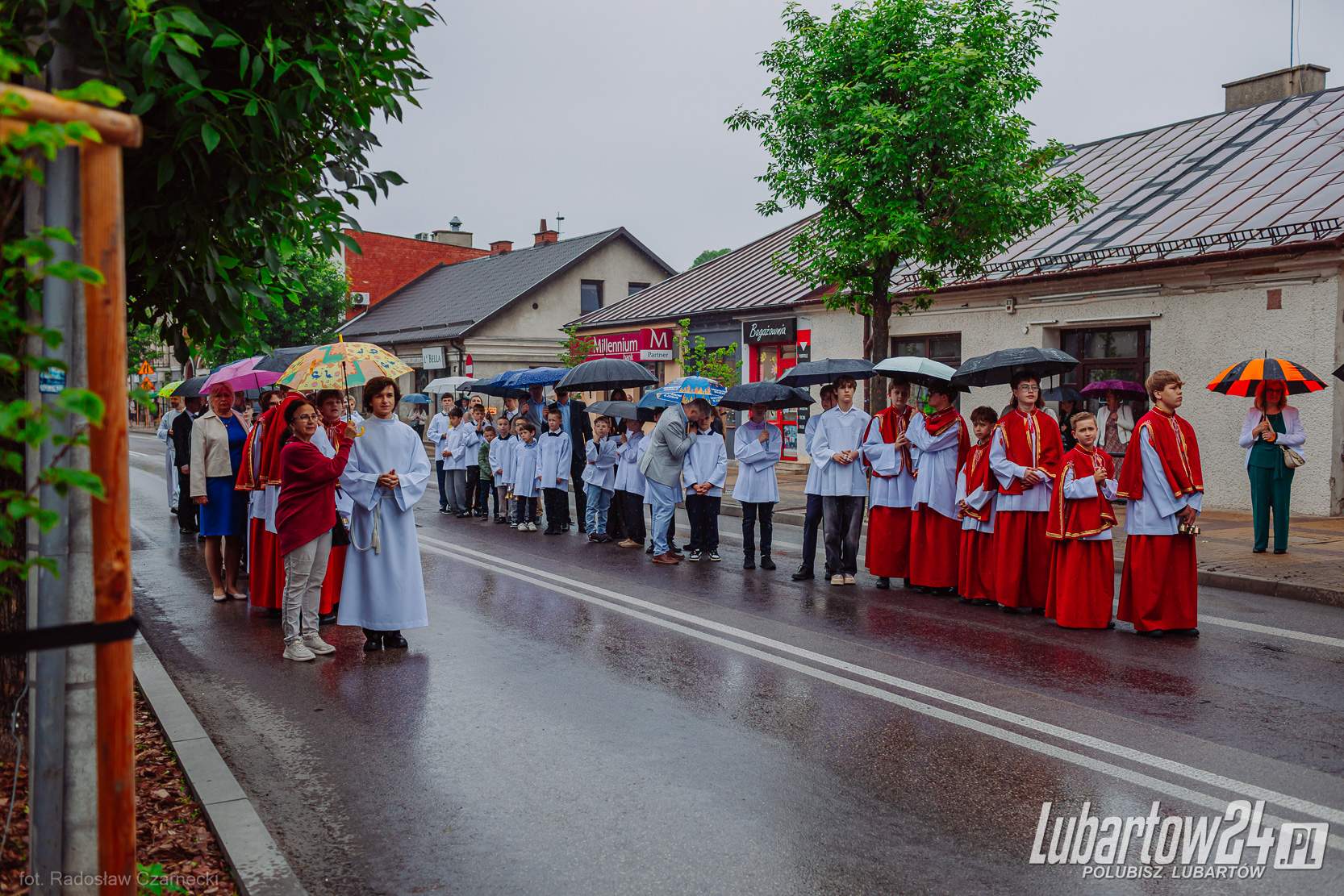 Procesja Bożego Ciała w Lubartowie