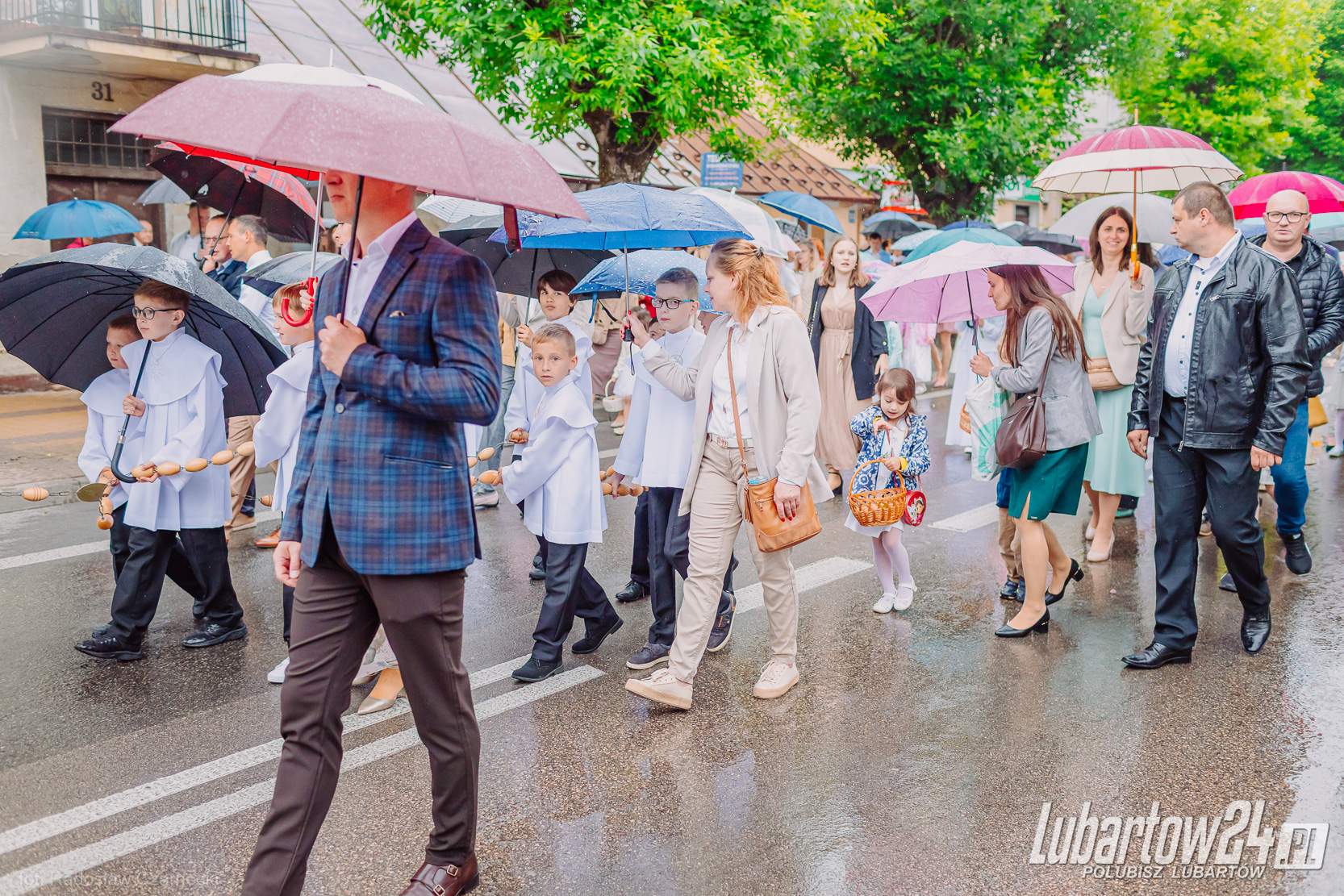 Procesja Bożego Ciała w Lubartowie