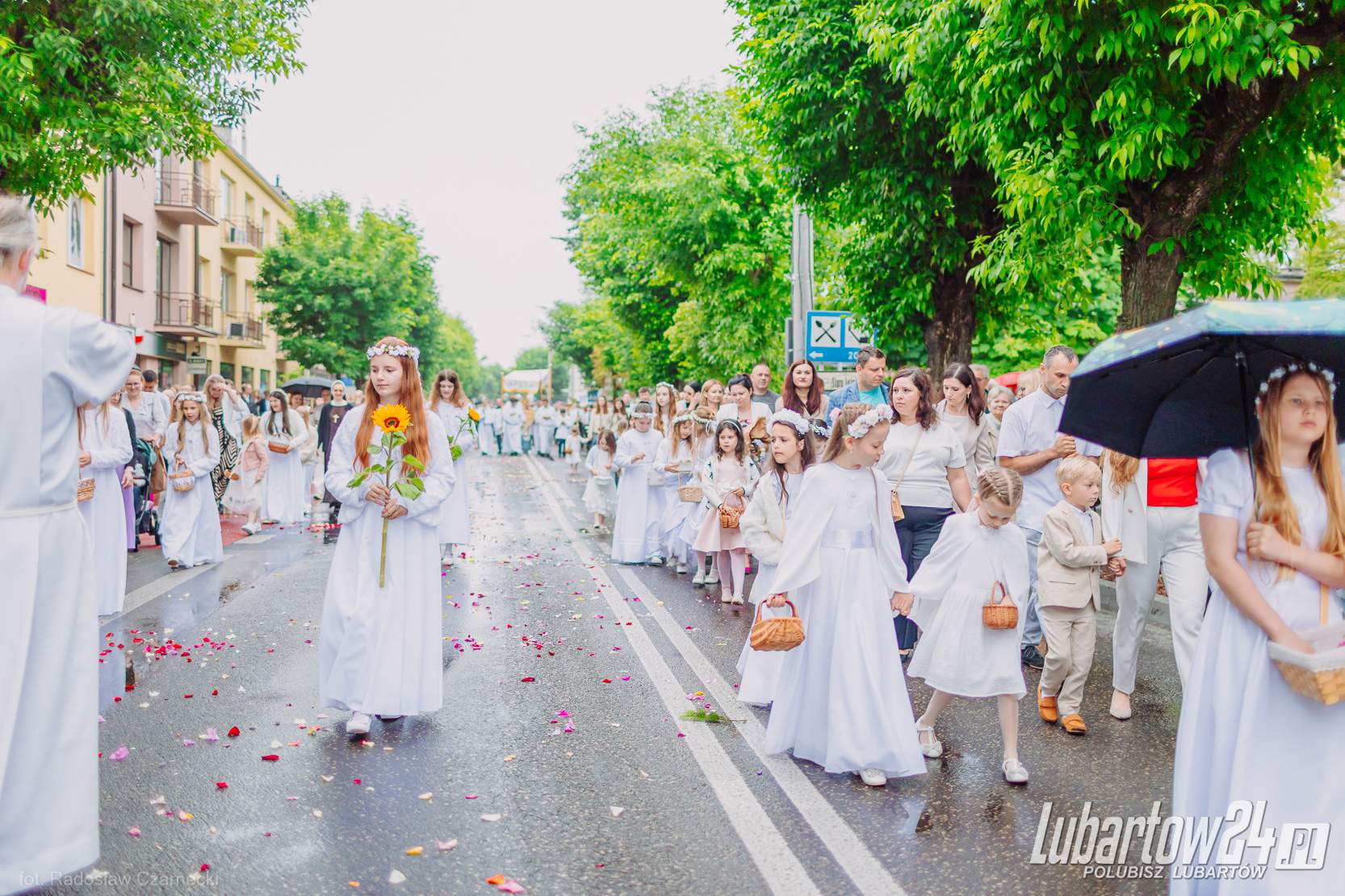 Procesja Bożego Ciała w Lubartowie