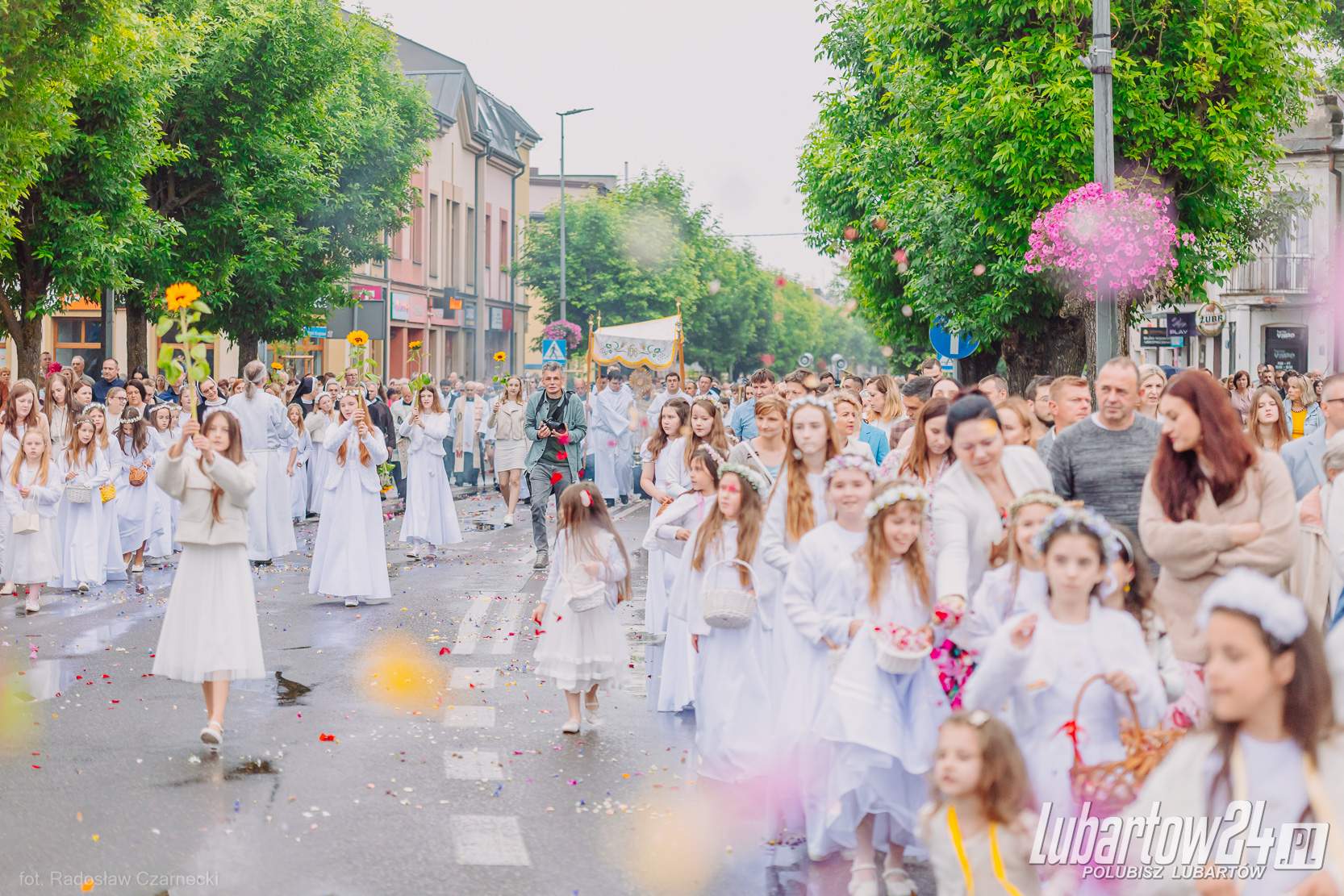 Procesja Bożego Ciała w Lubartowie