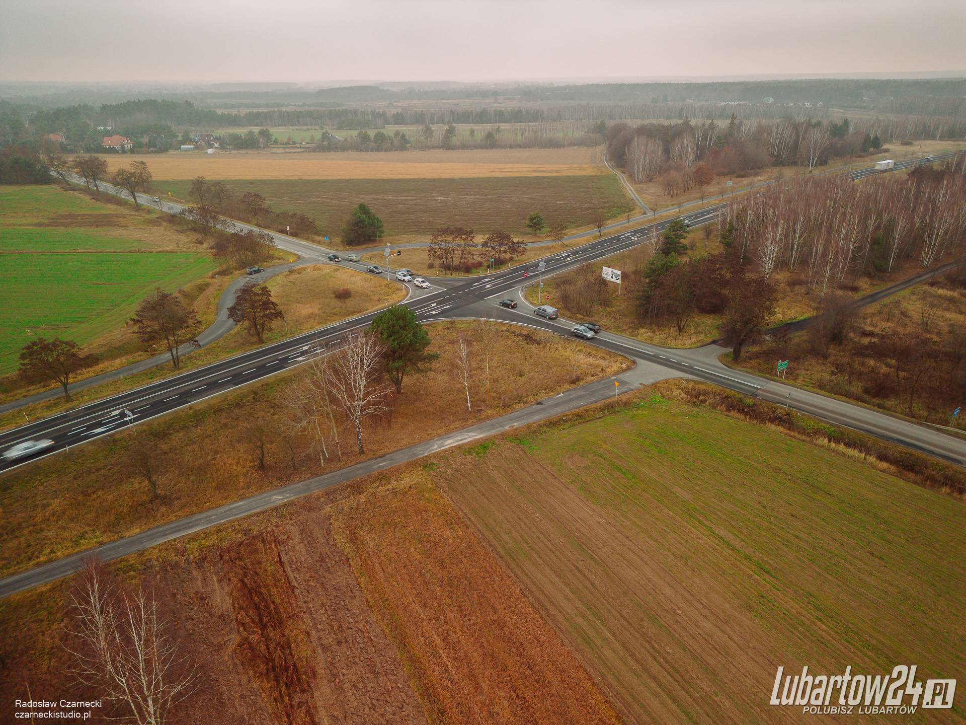 węzeł Lubartów Zachód - 7 grudnia 2024 r.