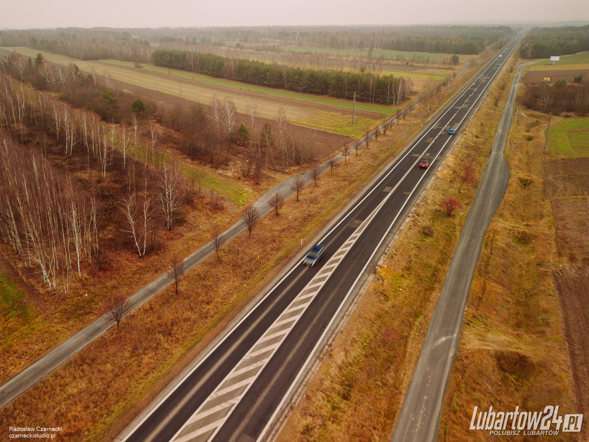 węzeł Lubartów Zachód - 7 grudnia 2024 r.