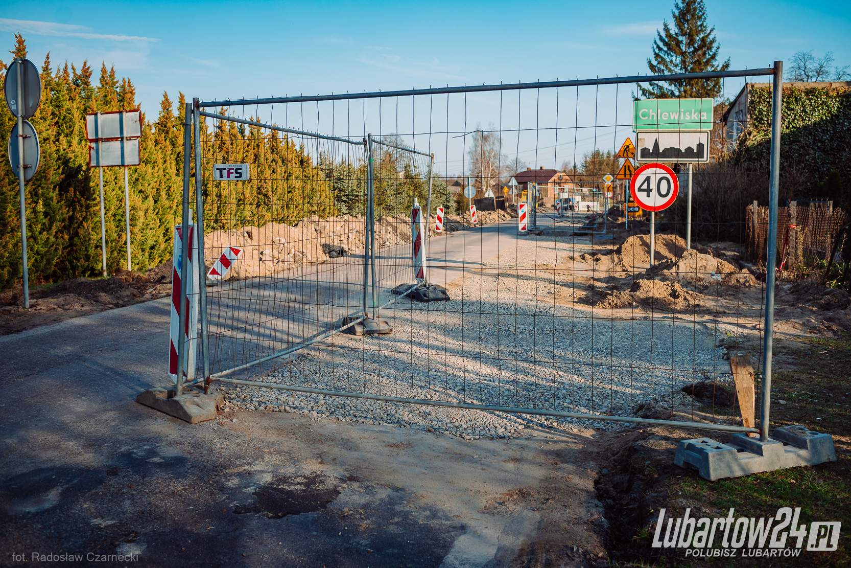 rozbudowa drogi powiatowej nr 1551L w miejscowości Chlewiska