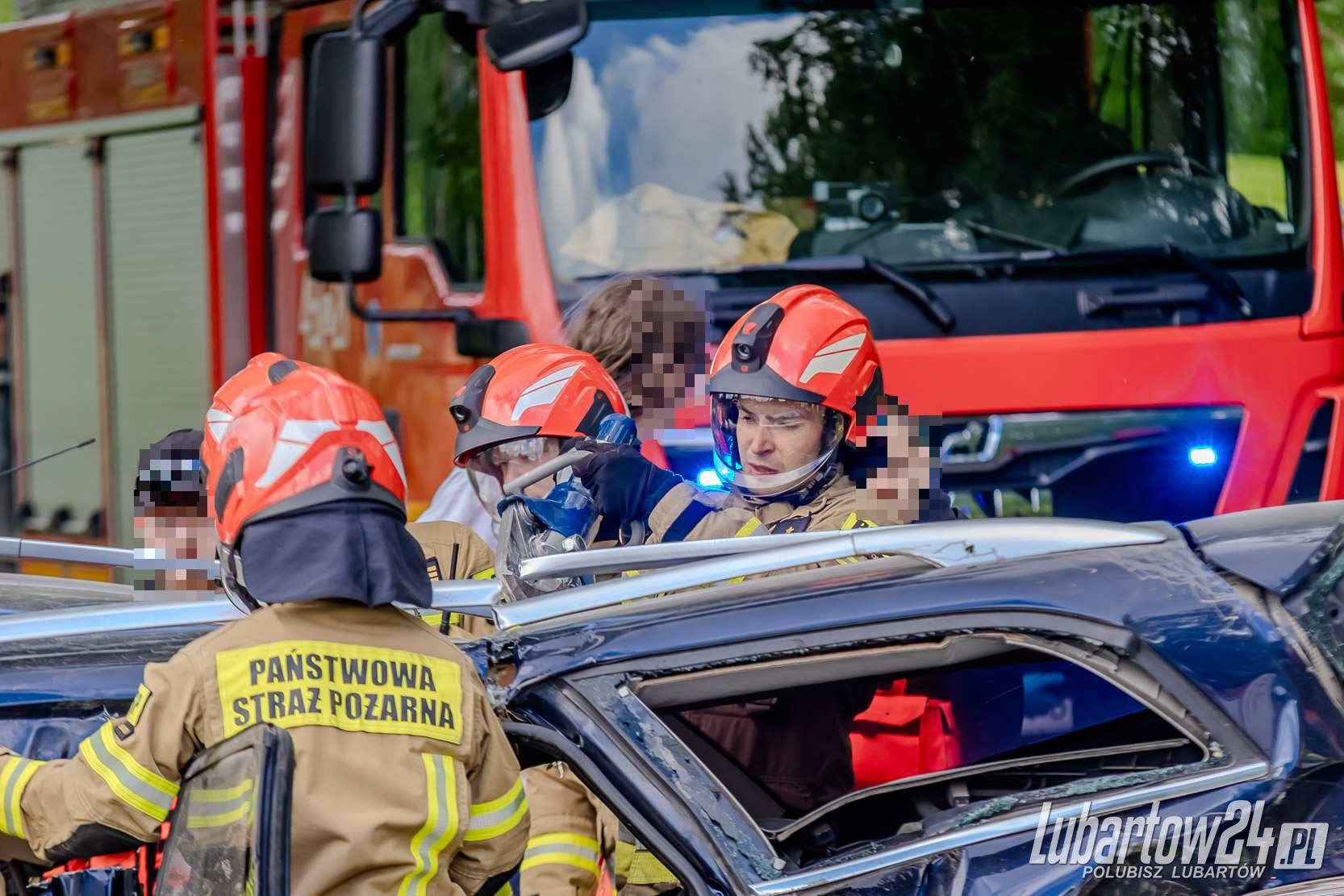 Wypadek w miejscowości Ciemno