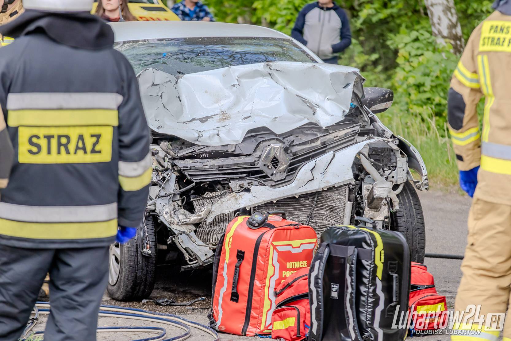 Wypadek w miejscowości Ciemno