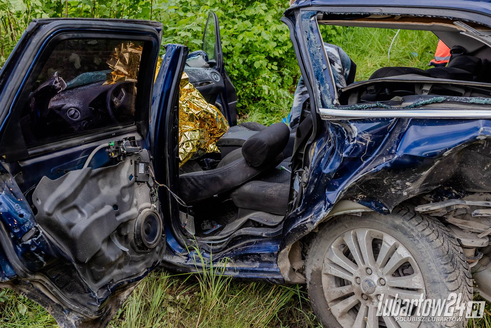 Wypadek w miejscowości Ciemno