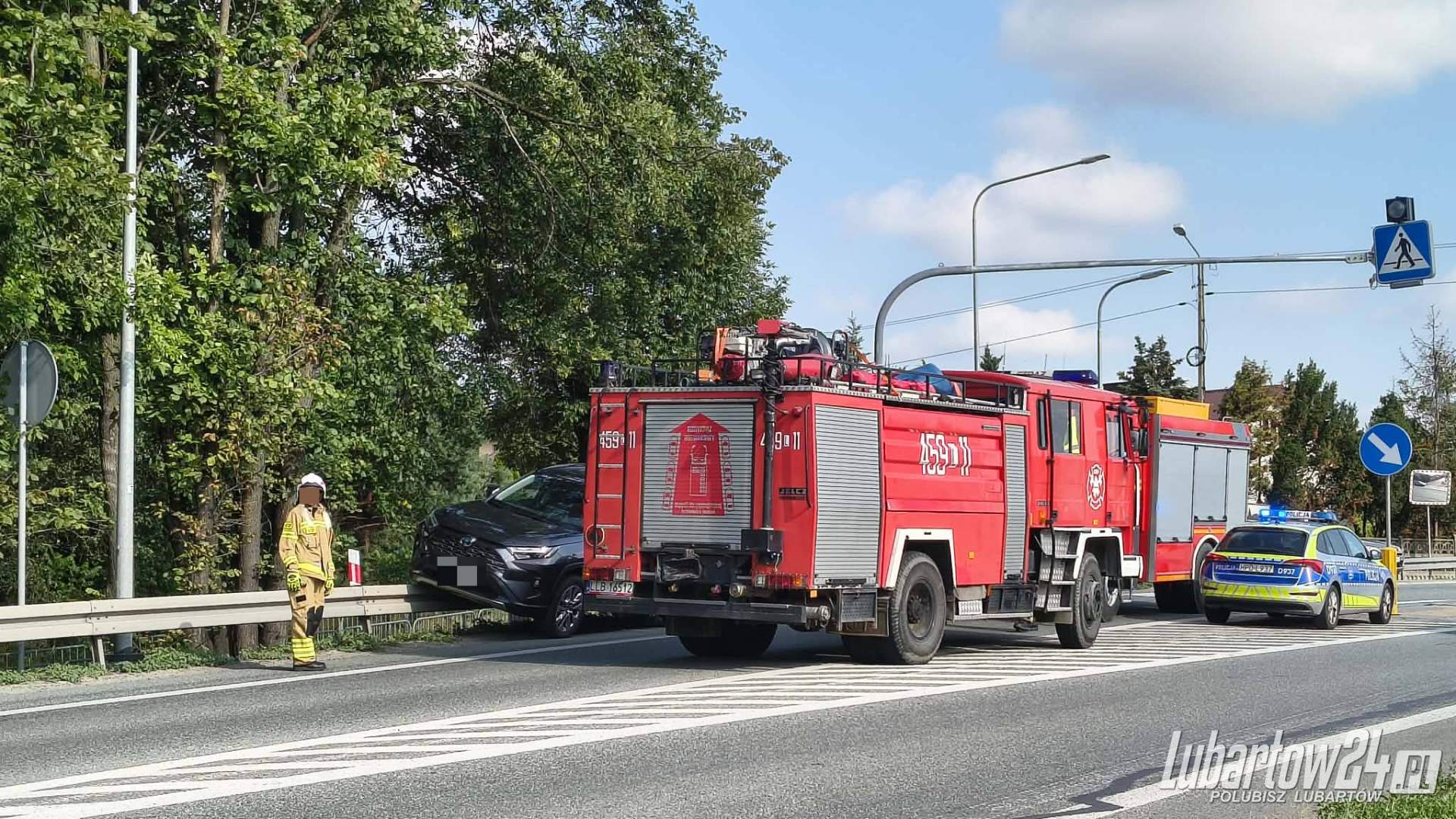 Kolizja w Trzcińcu