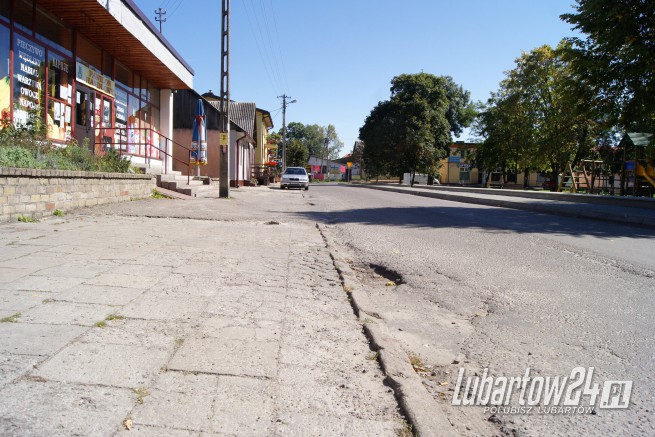 Nowe chodniki w Kamionce
