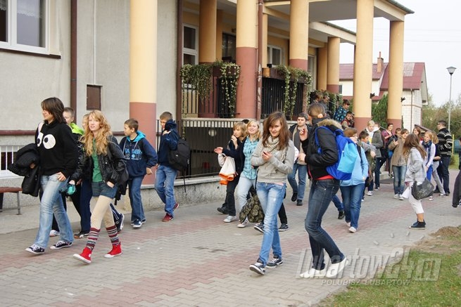Pożar w szkole w Kamionce
